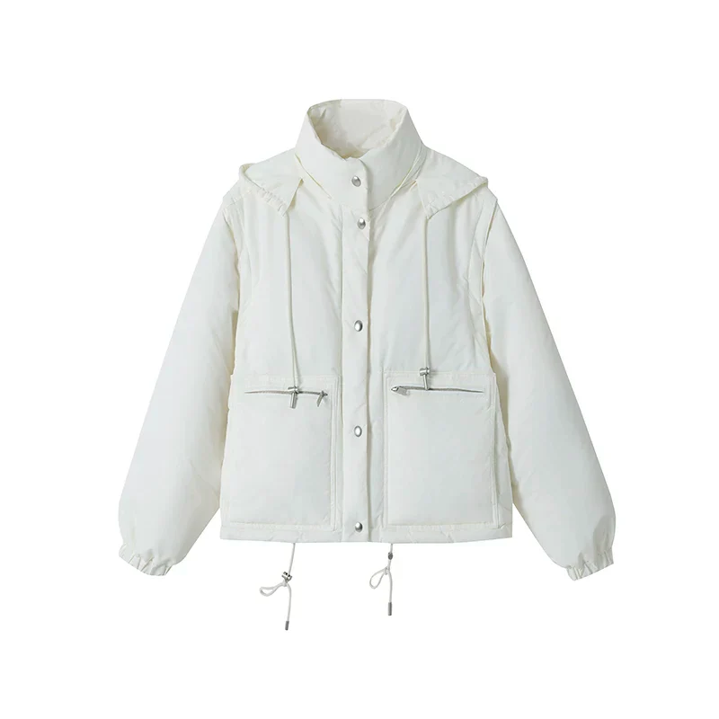 Convertible Hooded Down Jacket - Image 8