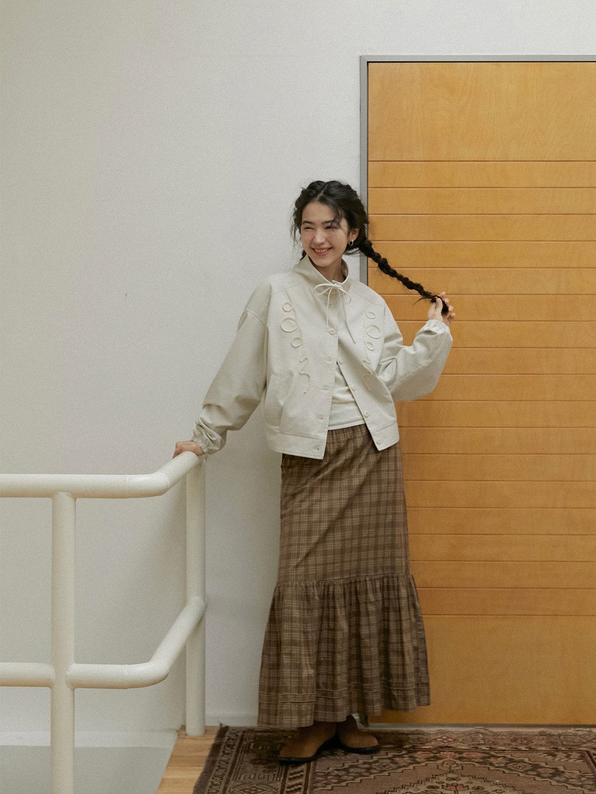 Cord Appliqué Jacket - Image 2