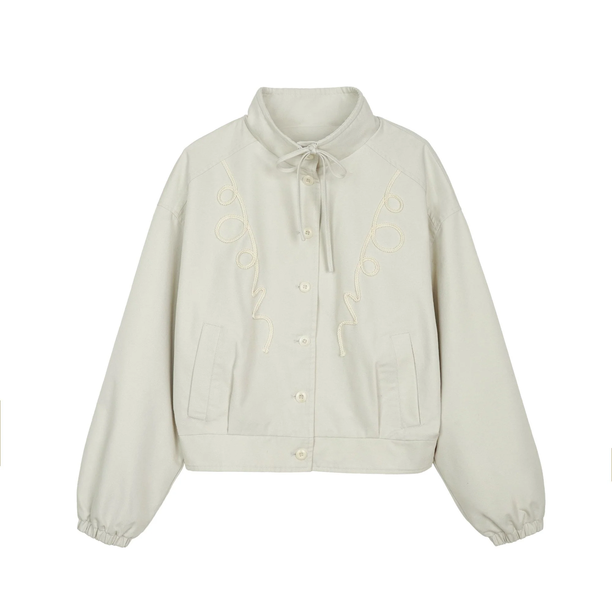 Cord Appliqué Jacket - Image 5