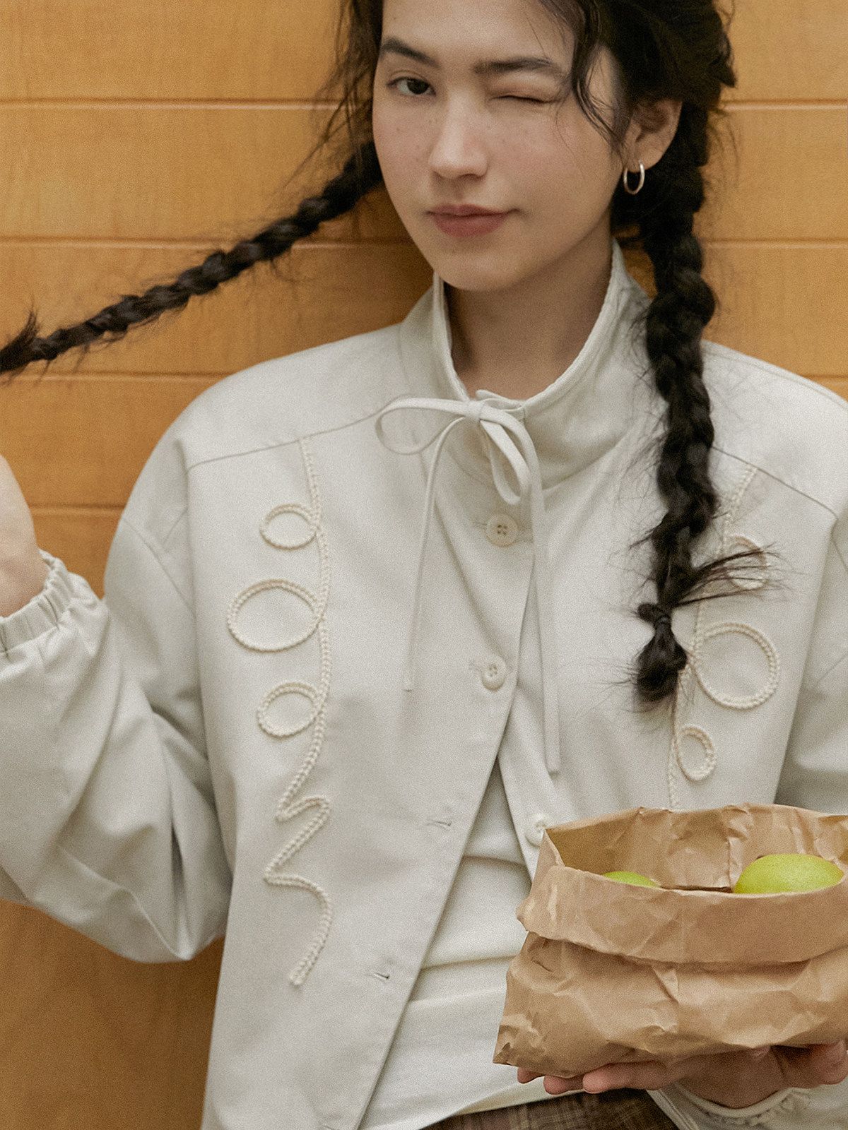 Cord Appliqué Jacket - Image 6