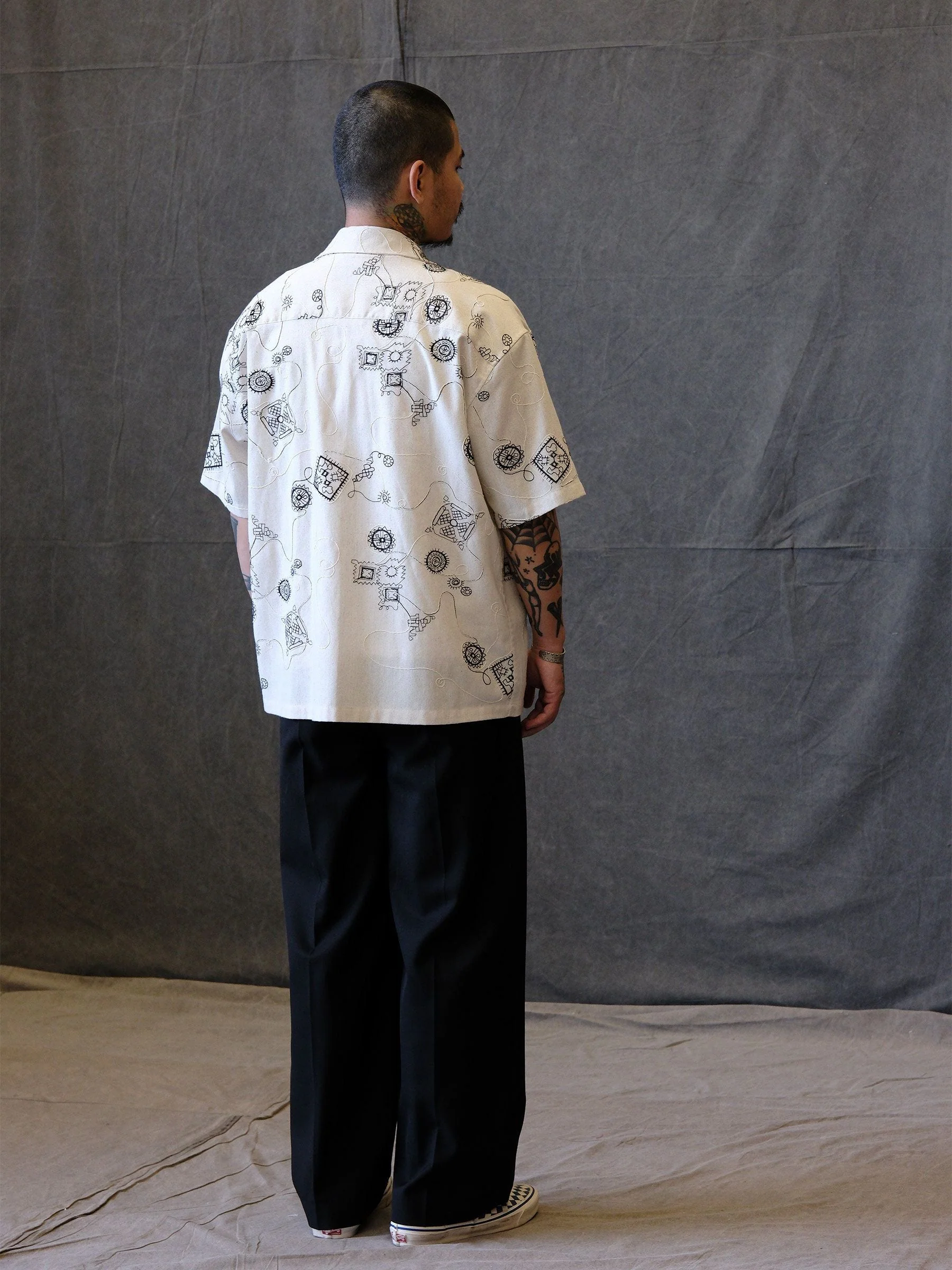 Cord-Embroidered Camp Shirt - Image 4