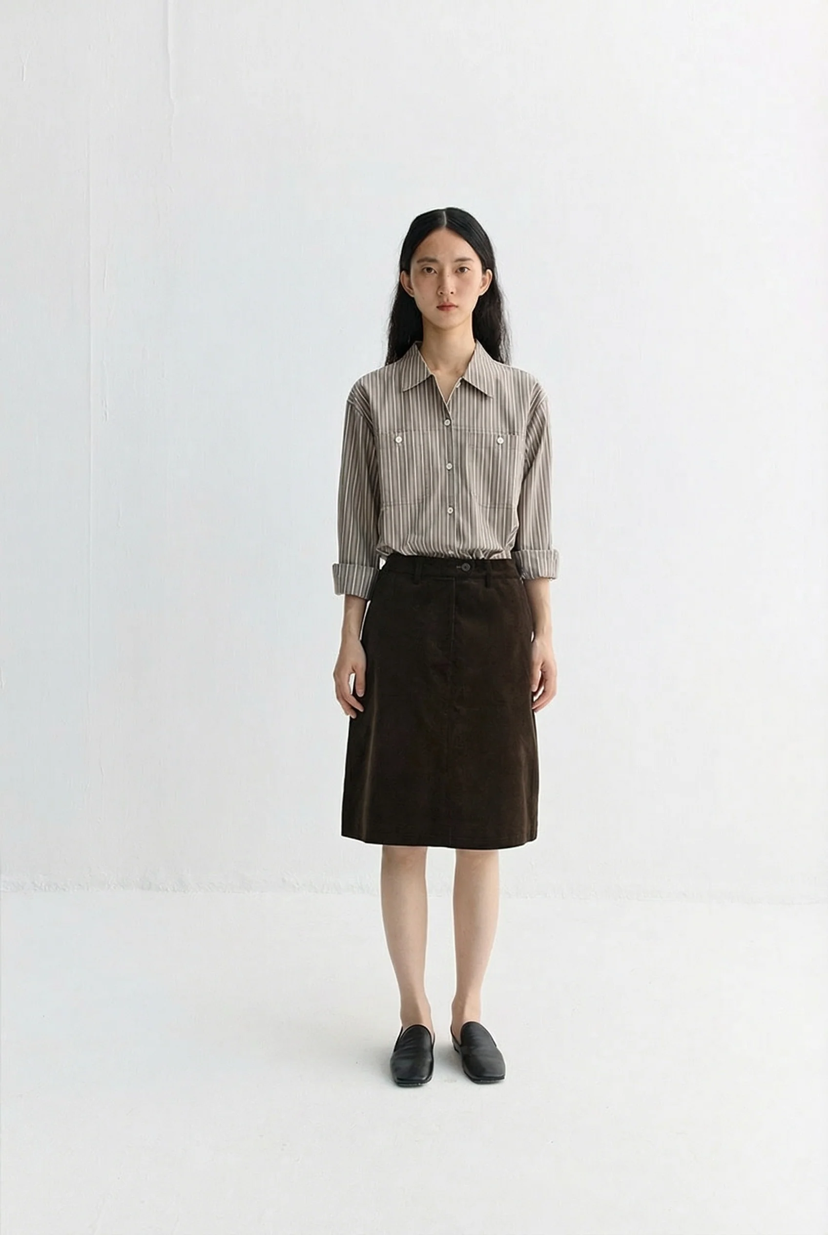 Corduroy A-Line Skirt - Image 3