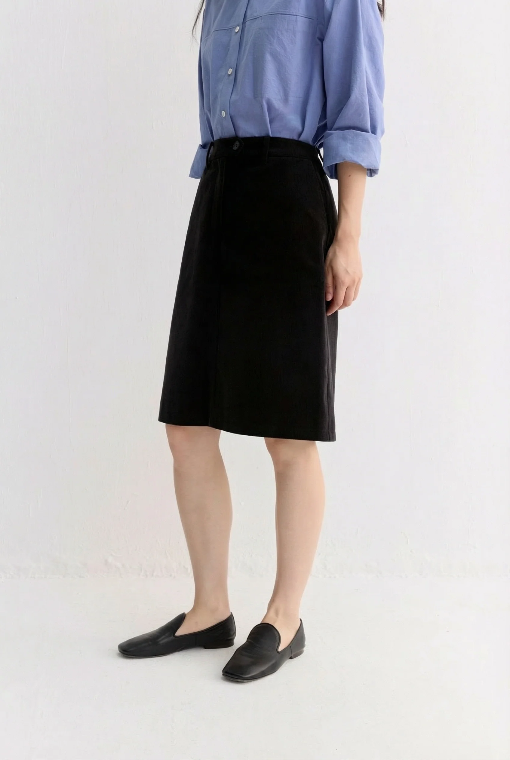 Corduroy A-Line Skirt - Image 4