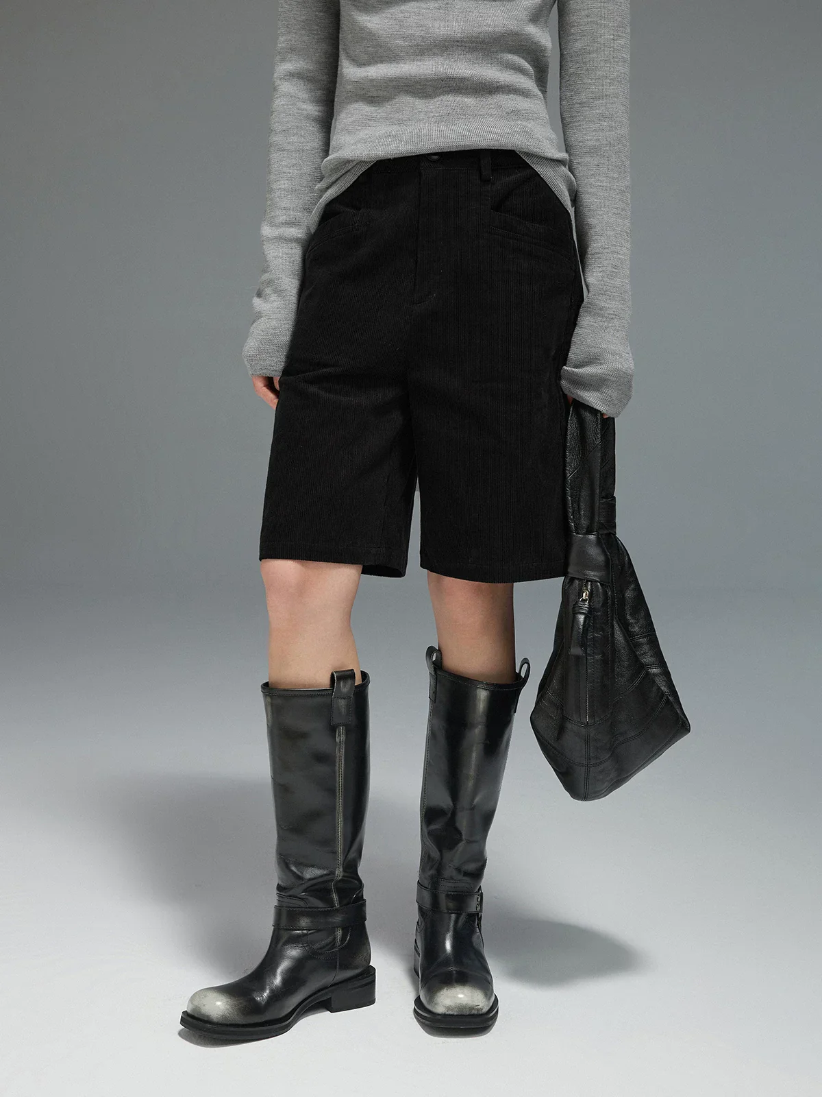Corduroy Bermuda Shorts - Image 5