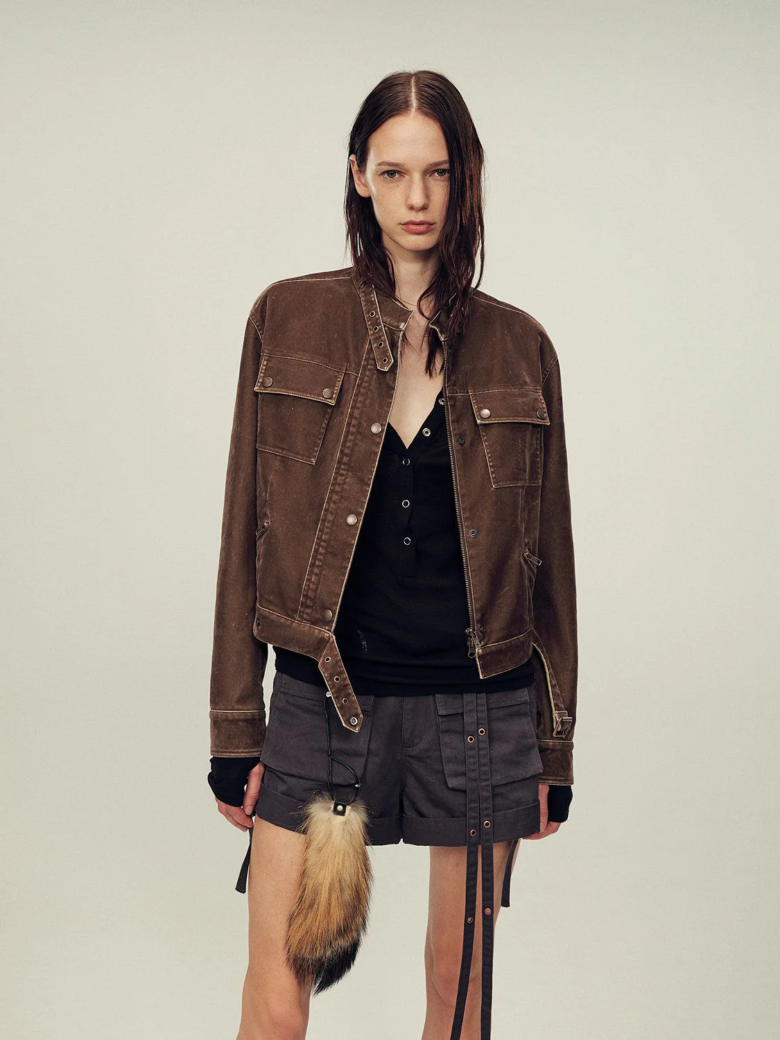 Corduroy Buckle Jacket