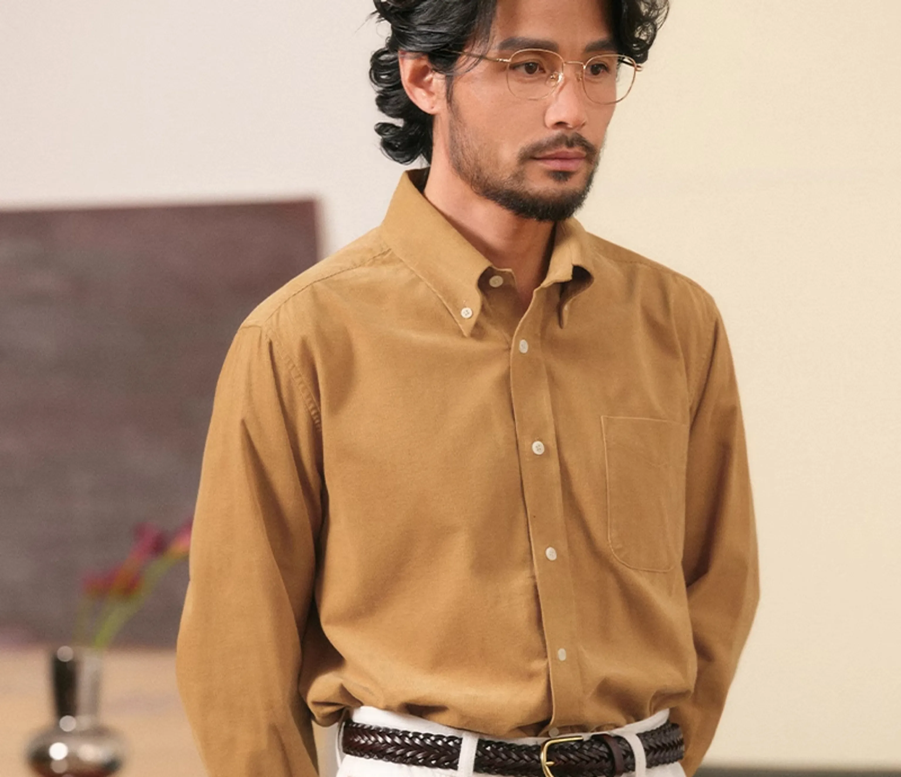Corduroy Button-Up Shirt - Image 5