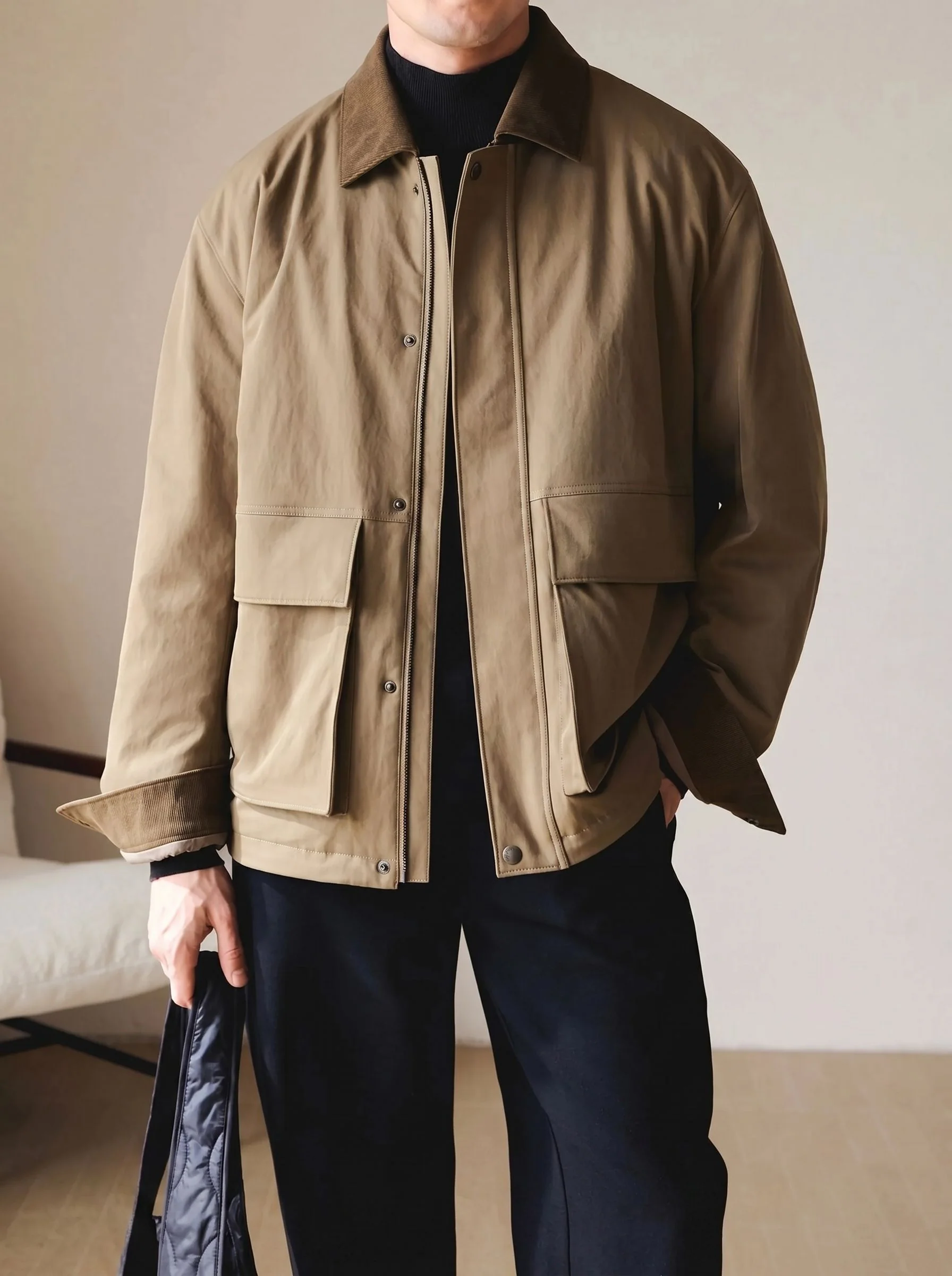 Corduroy Collar Barn Jacket