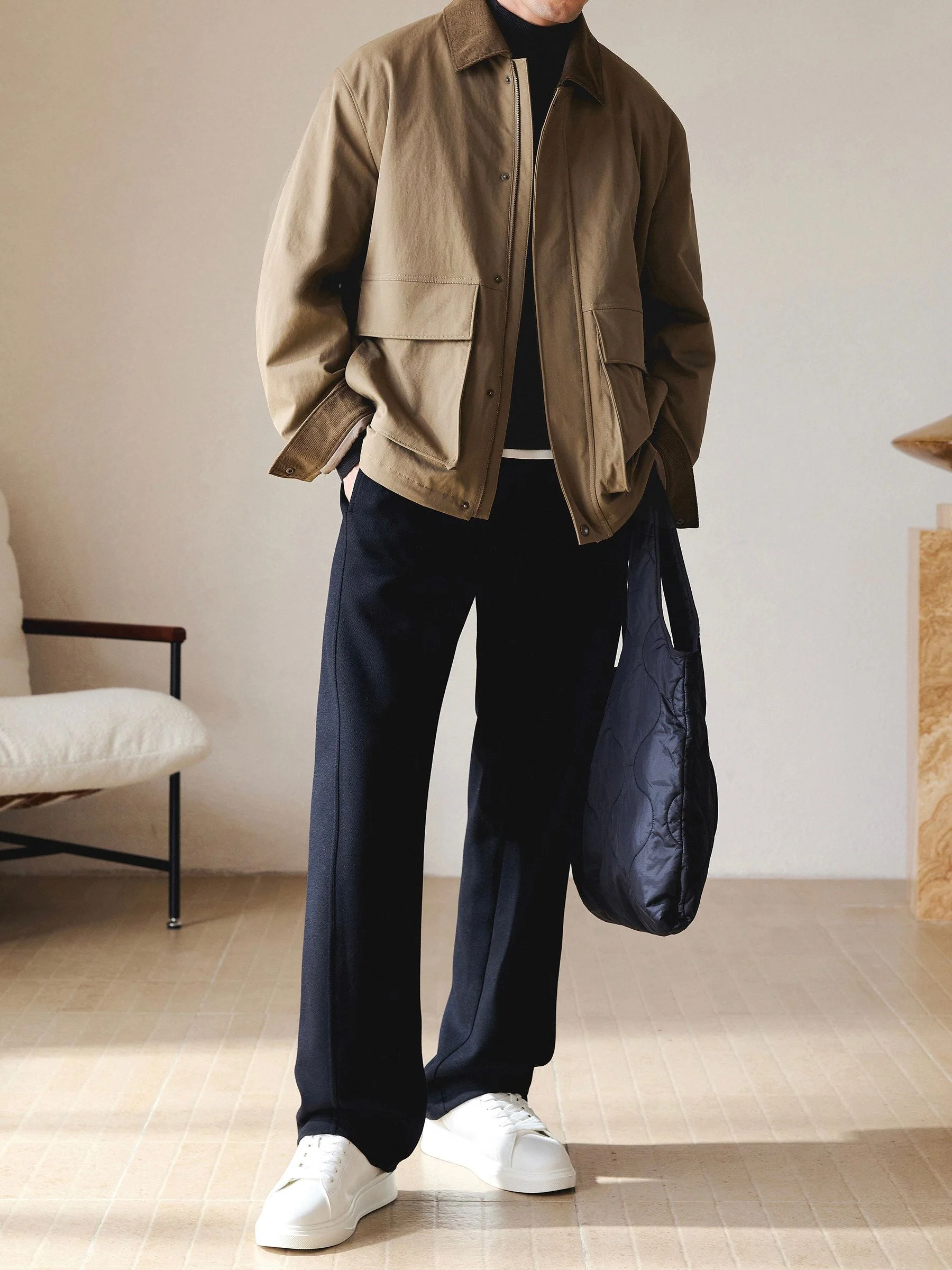 Corduroy Collar Barn Jacket - Image 2