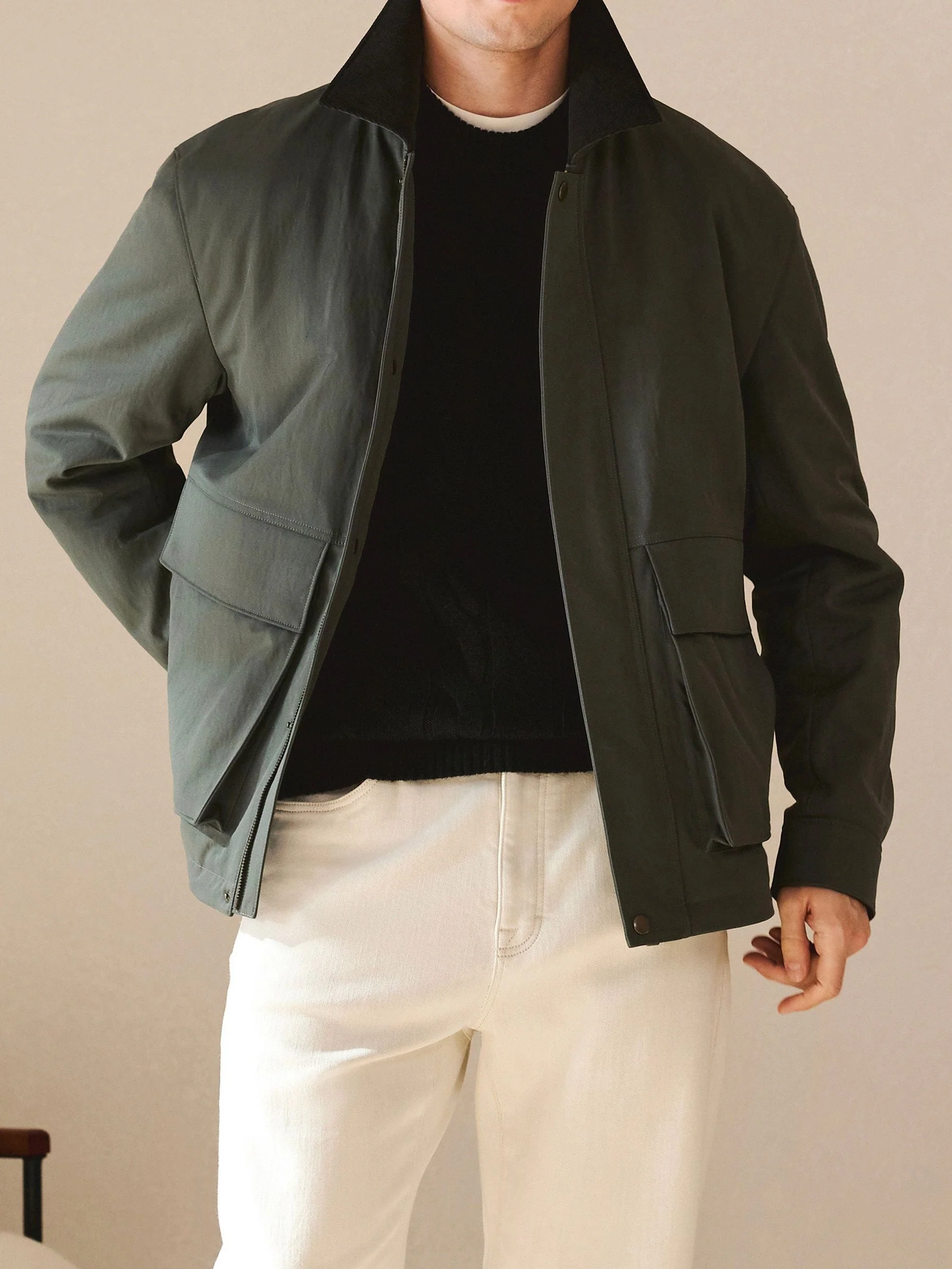 Corduroy Collar Barn Jacket - Image 3