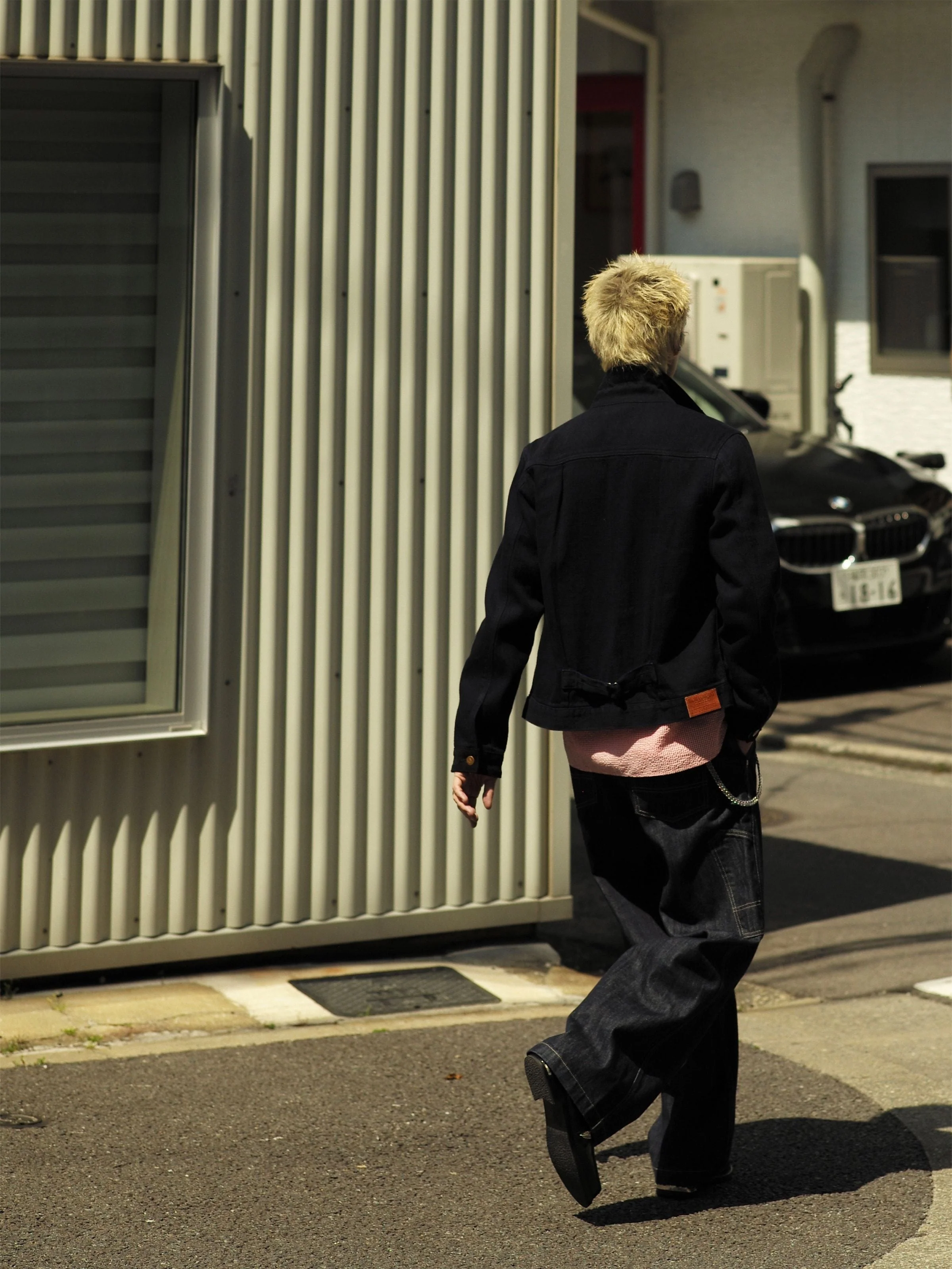 Corduroy Collar Denim Jacket - Image 3