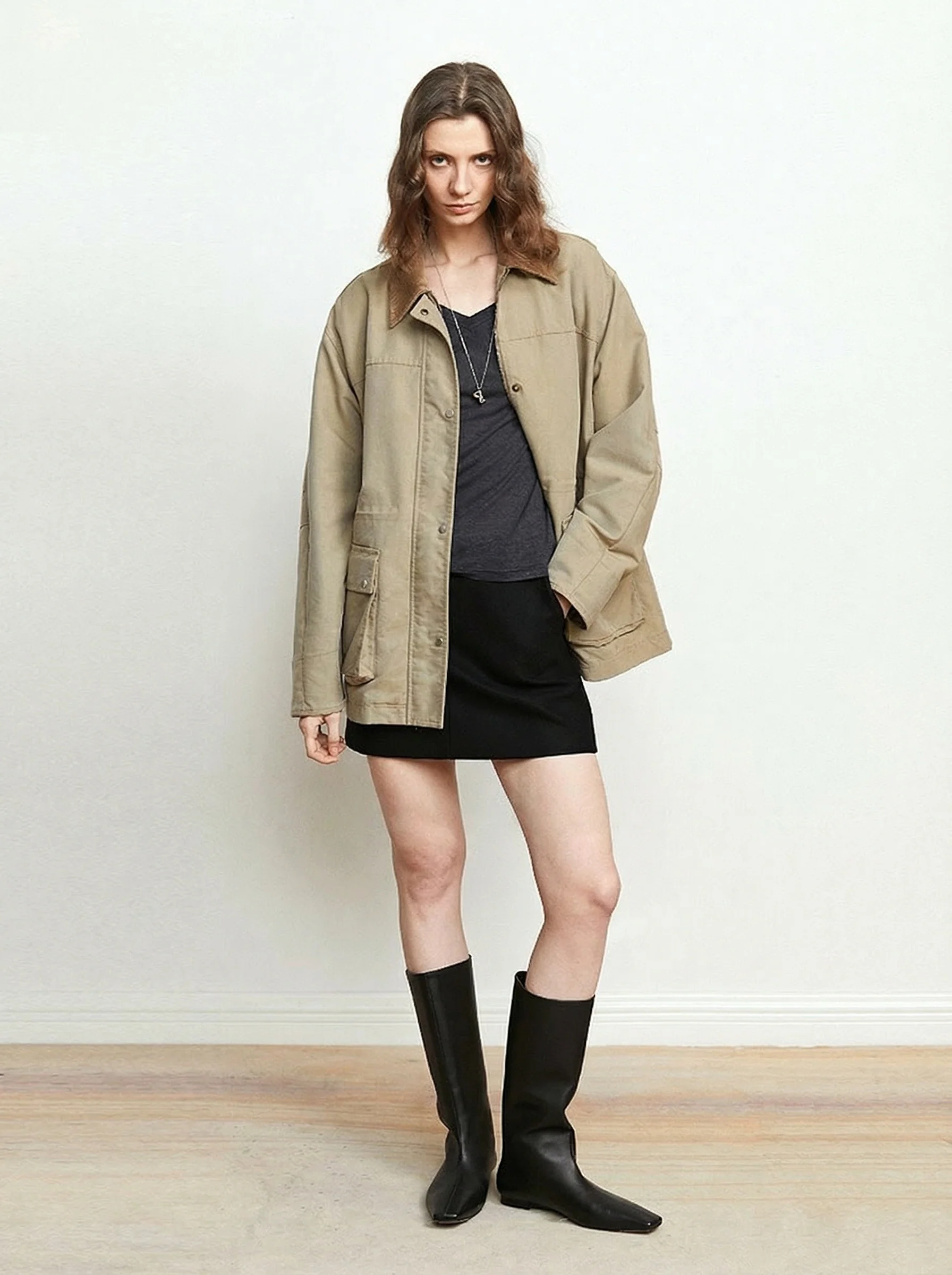Corduroy Collar Field Jacket - Image 3