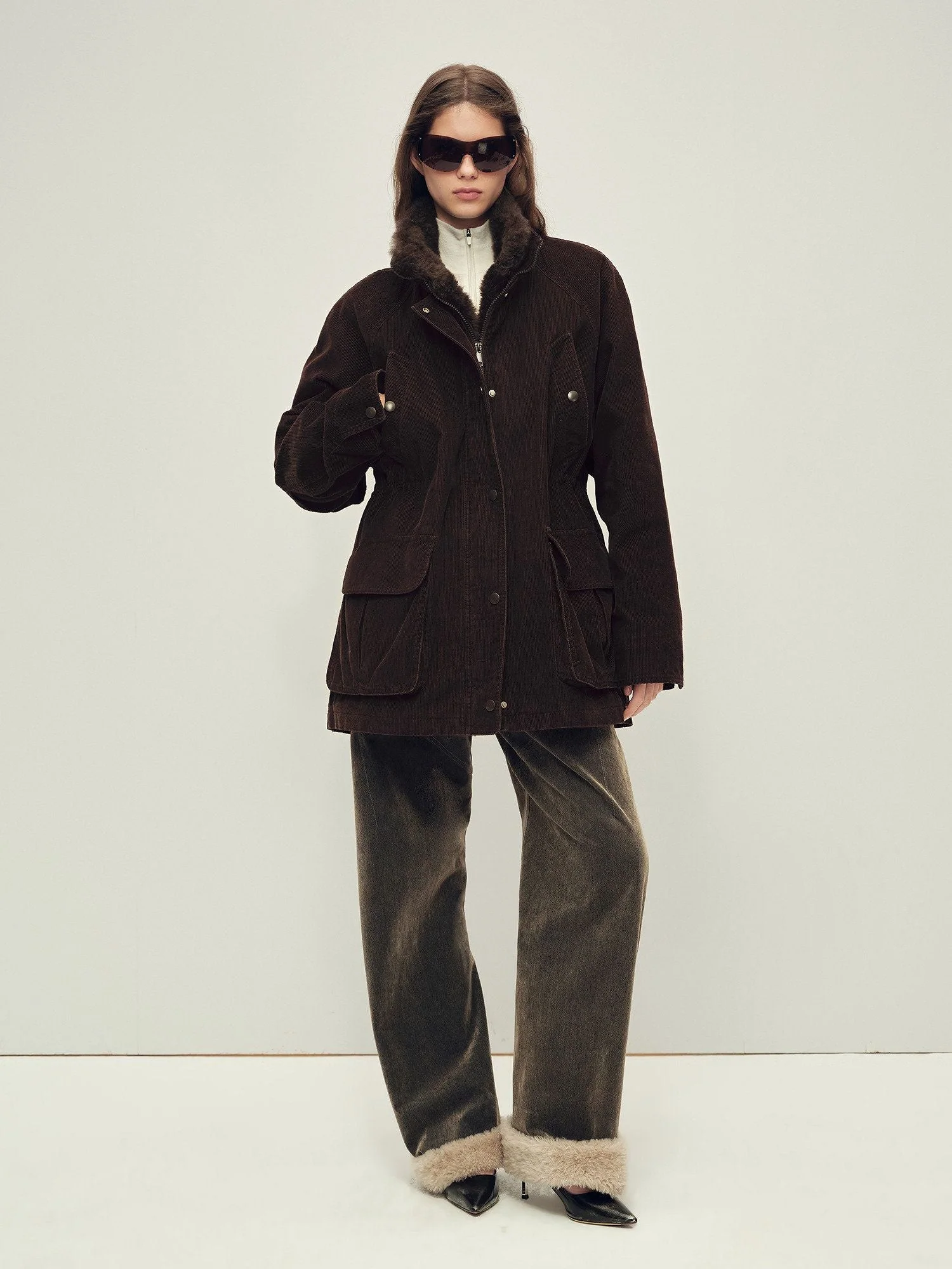 Corduroy Lined Parka - Image 2