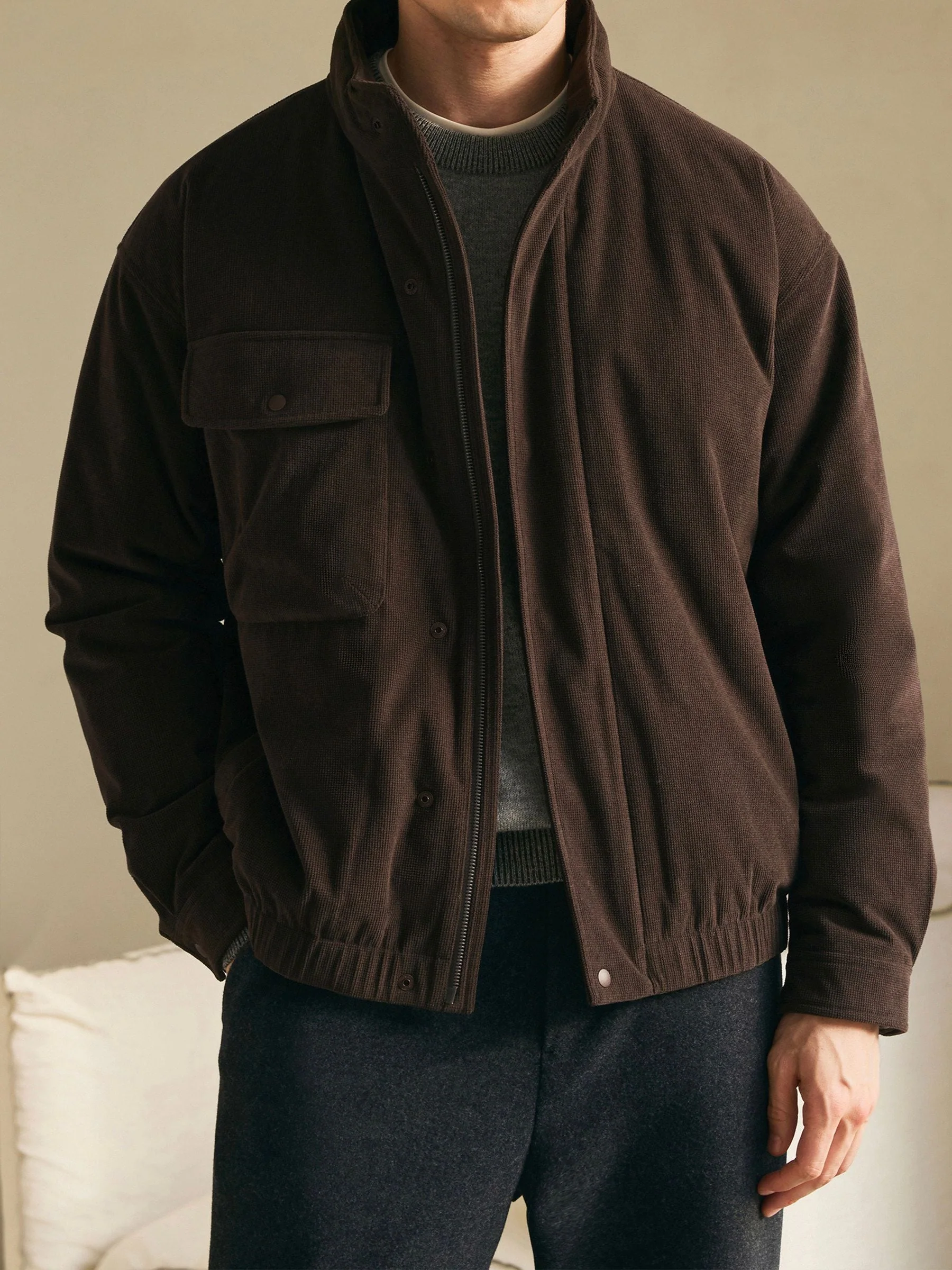 Corduroy Puffer Jacket - Image 2