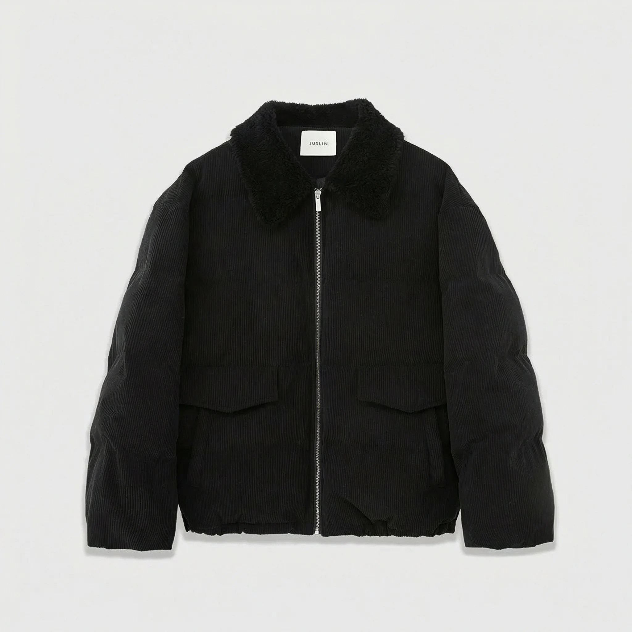 Corduroy Puffer Jacket - Image 7