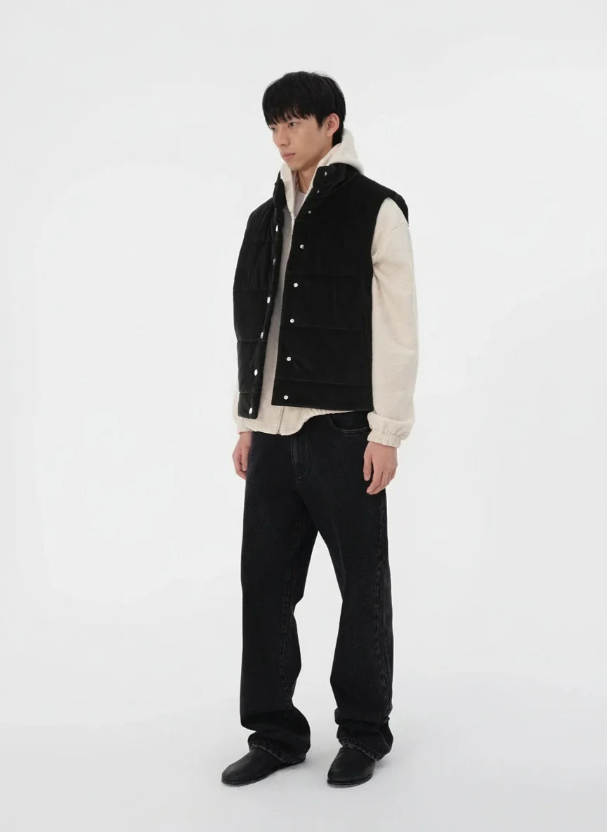 Corduroy Quilted Vest - Image 6