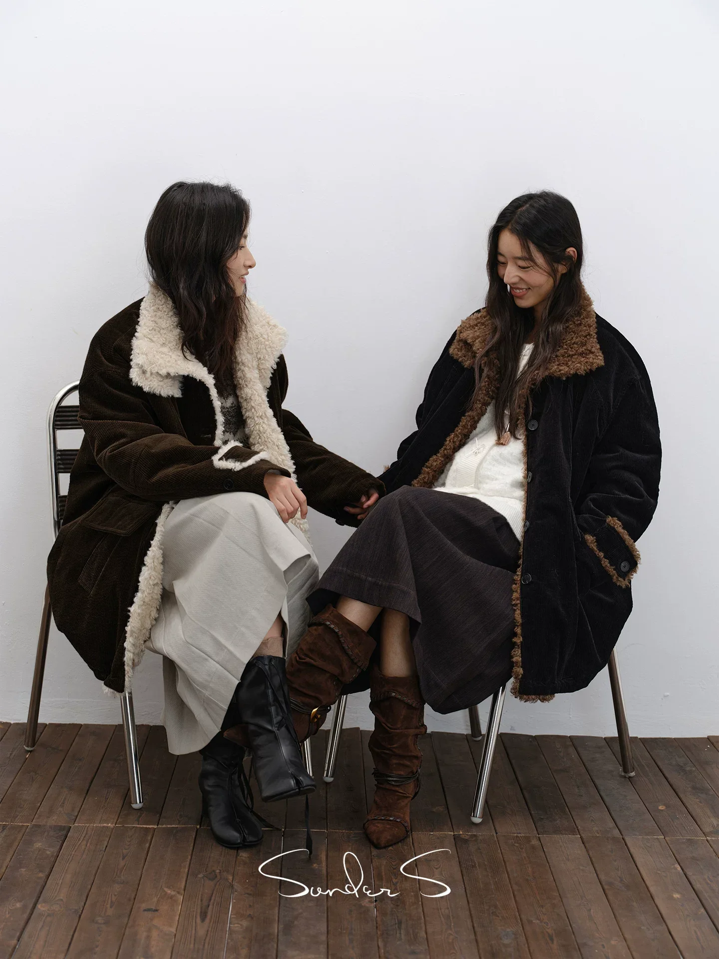 Corduroy Sherpa Coat - Image 4