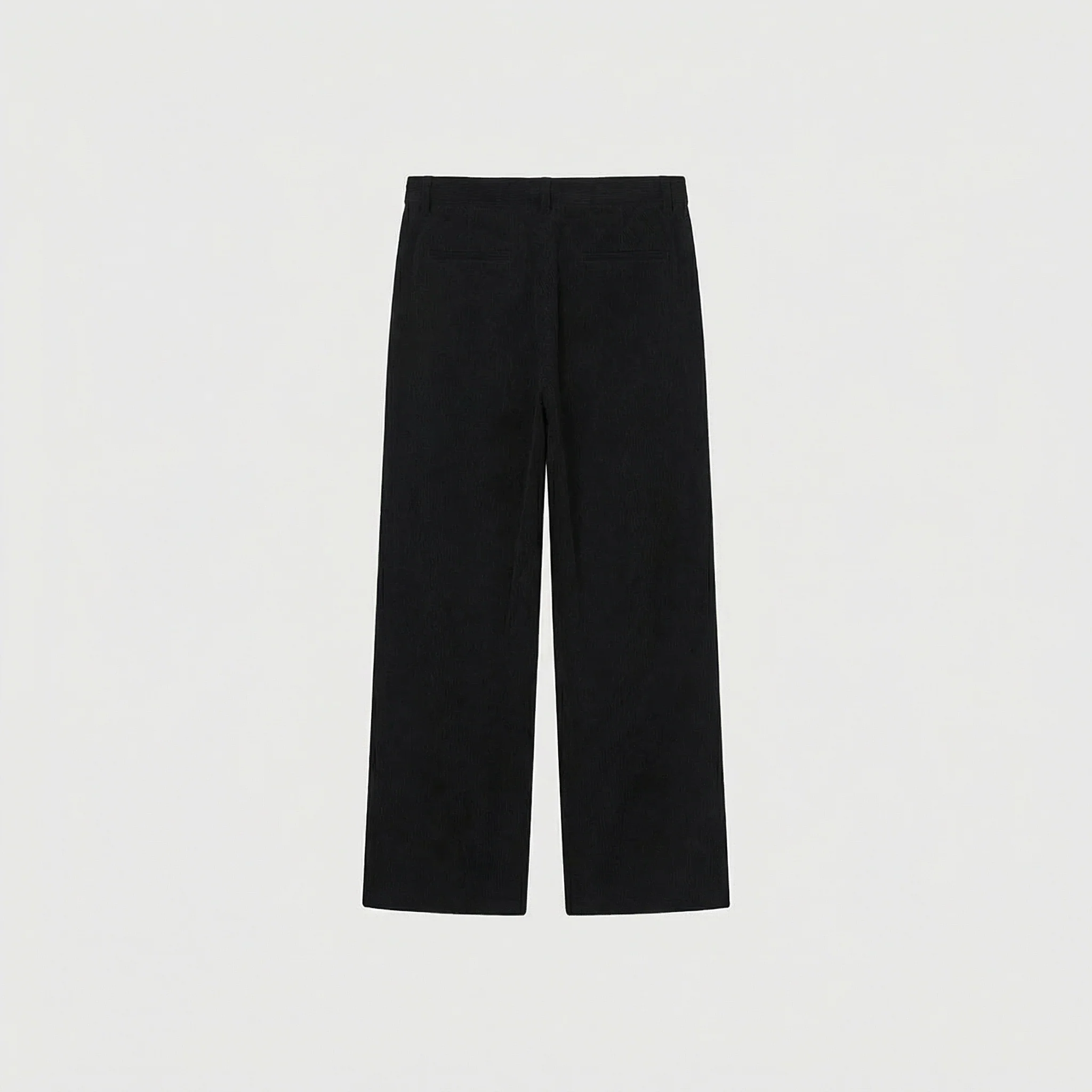 Corduroy Single-Pleat Flare Trousers - Image 6