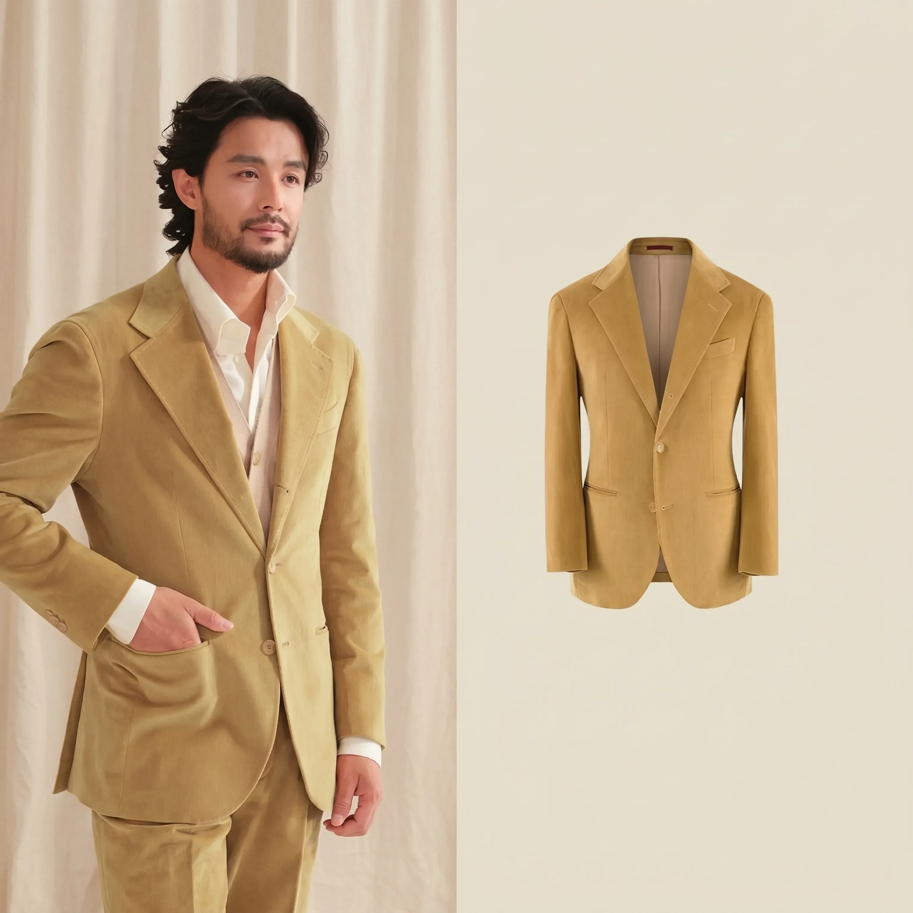 Corduroy Suit Set - Image 4