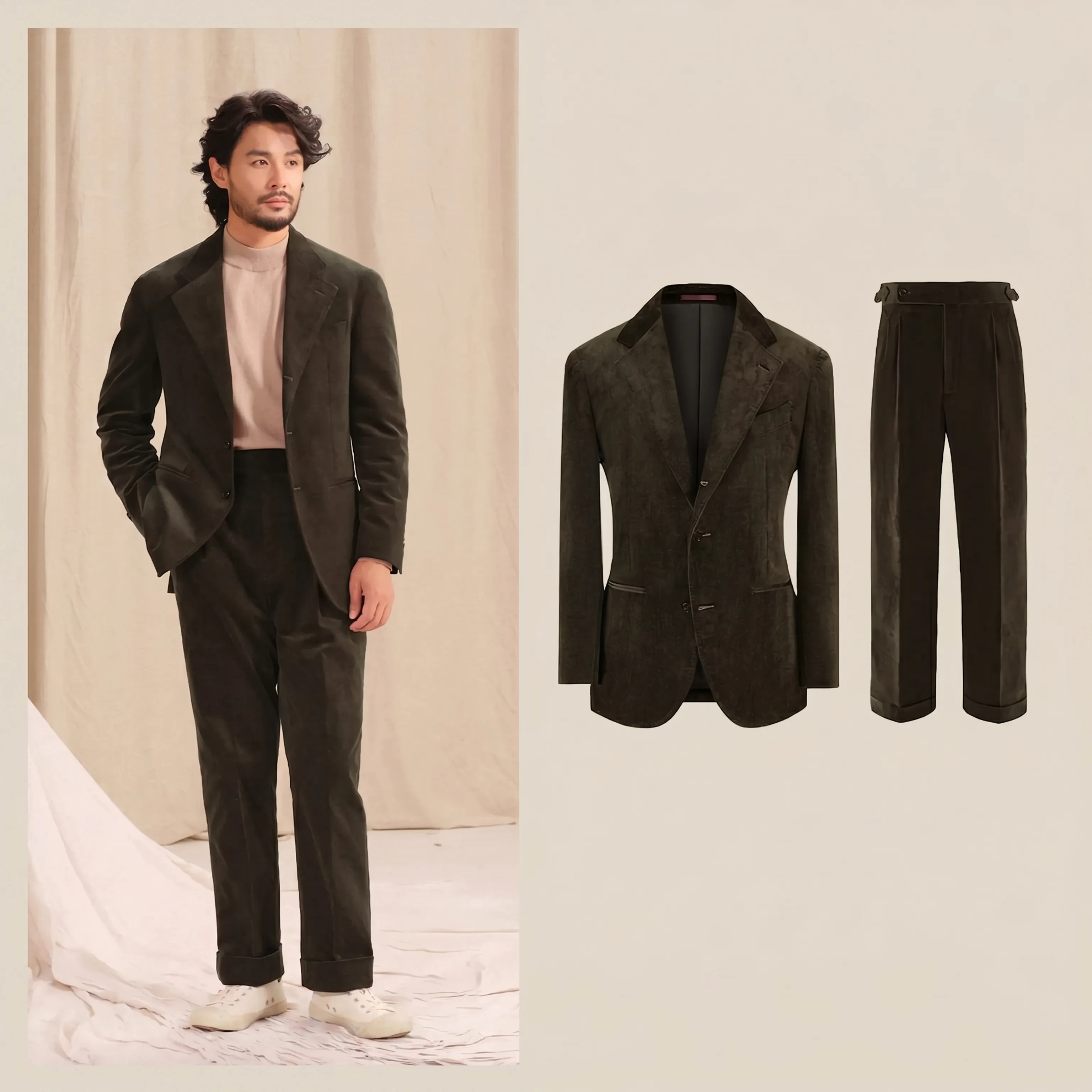 Corduroy Suit Set - Image 21
