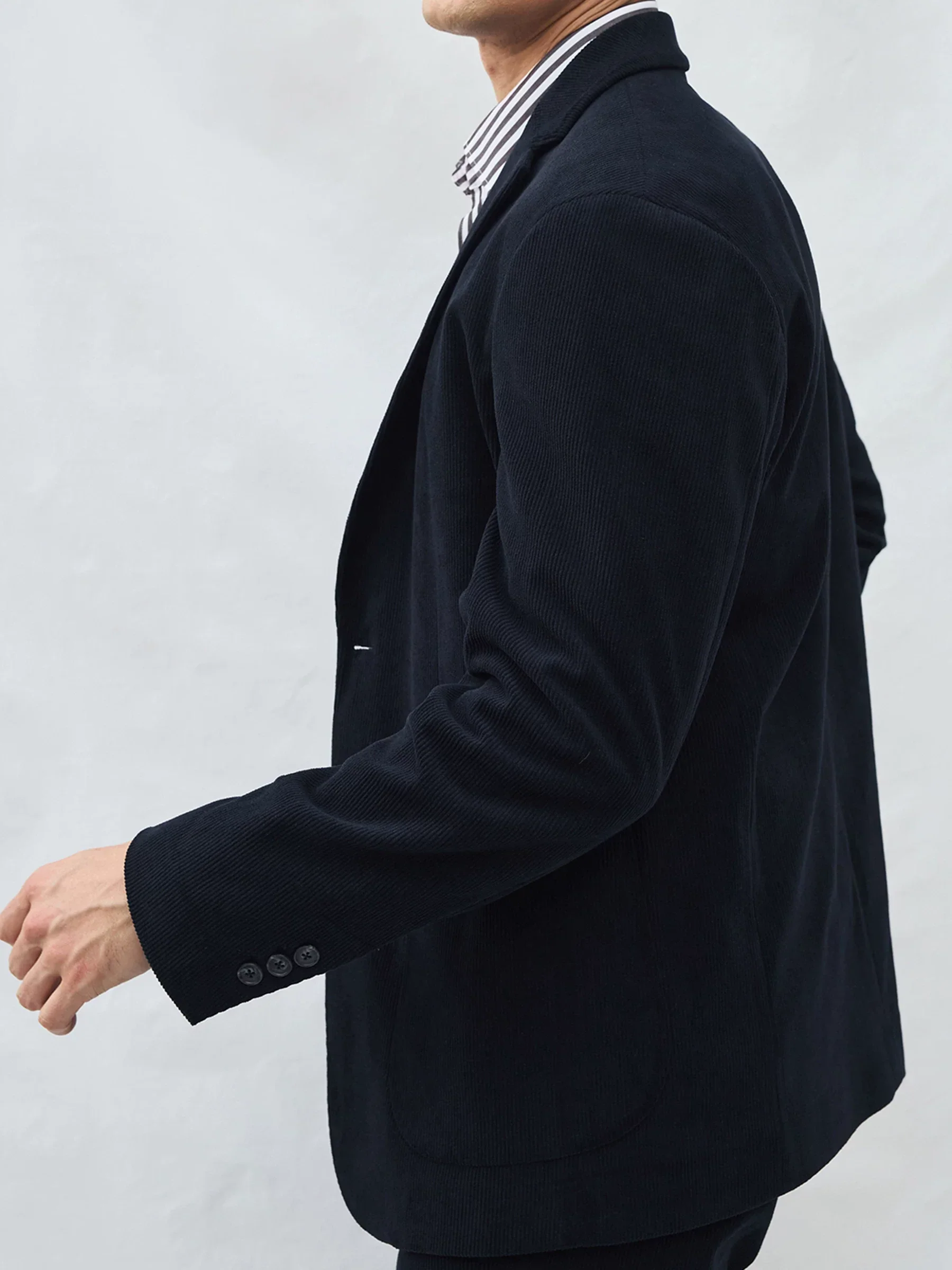 Corduroy Two-Button Blazer - Image 2