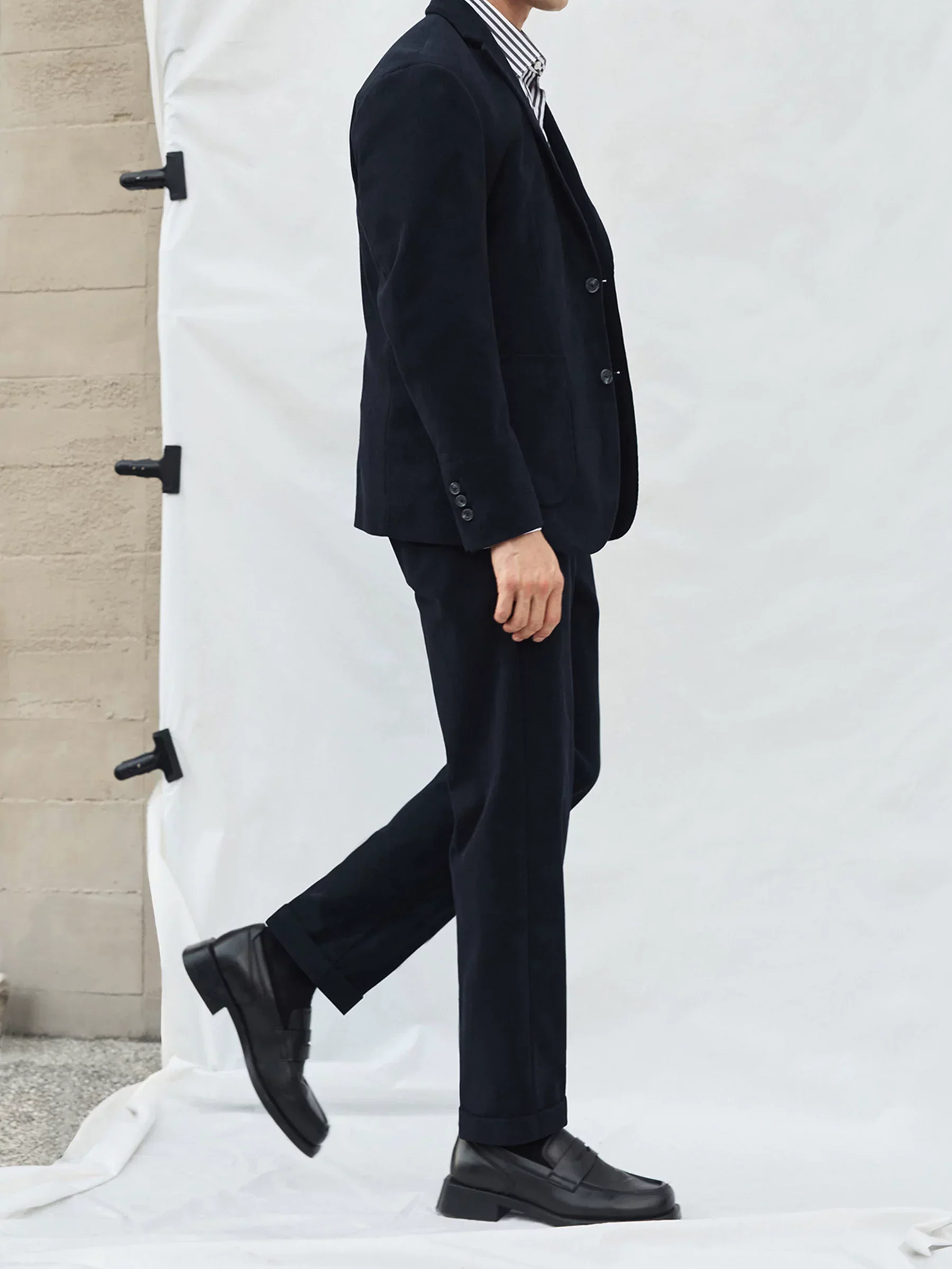 Corduroy Two-Button Blazer - Image 3
