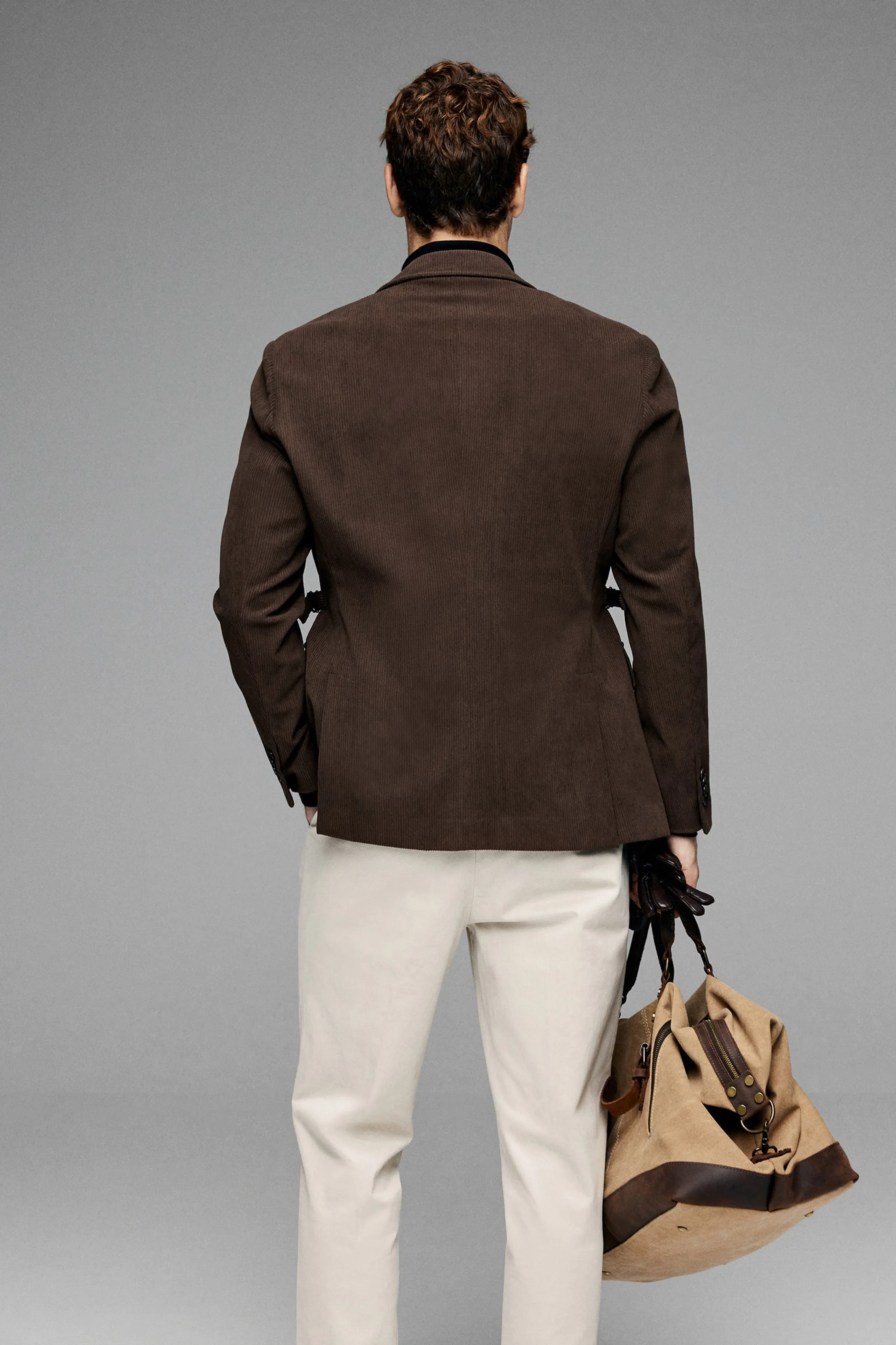 Corduroy Two-Button Blazer - Image 5