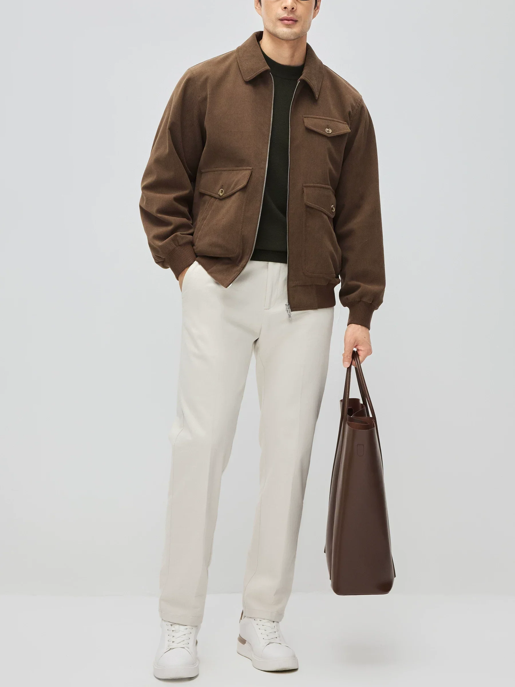 Corduroy Utility Zip Jacket - Image 2