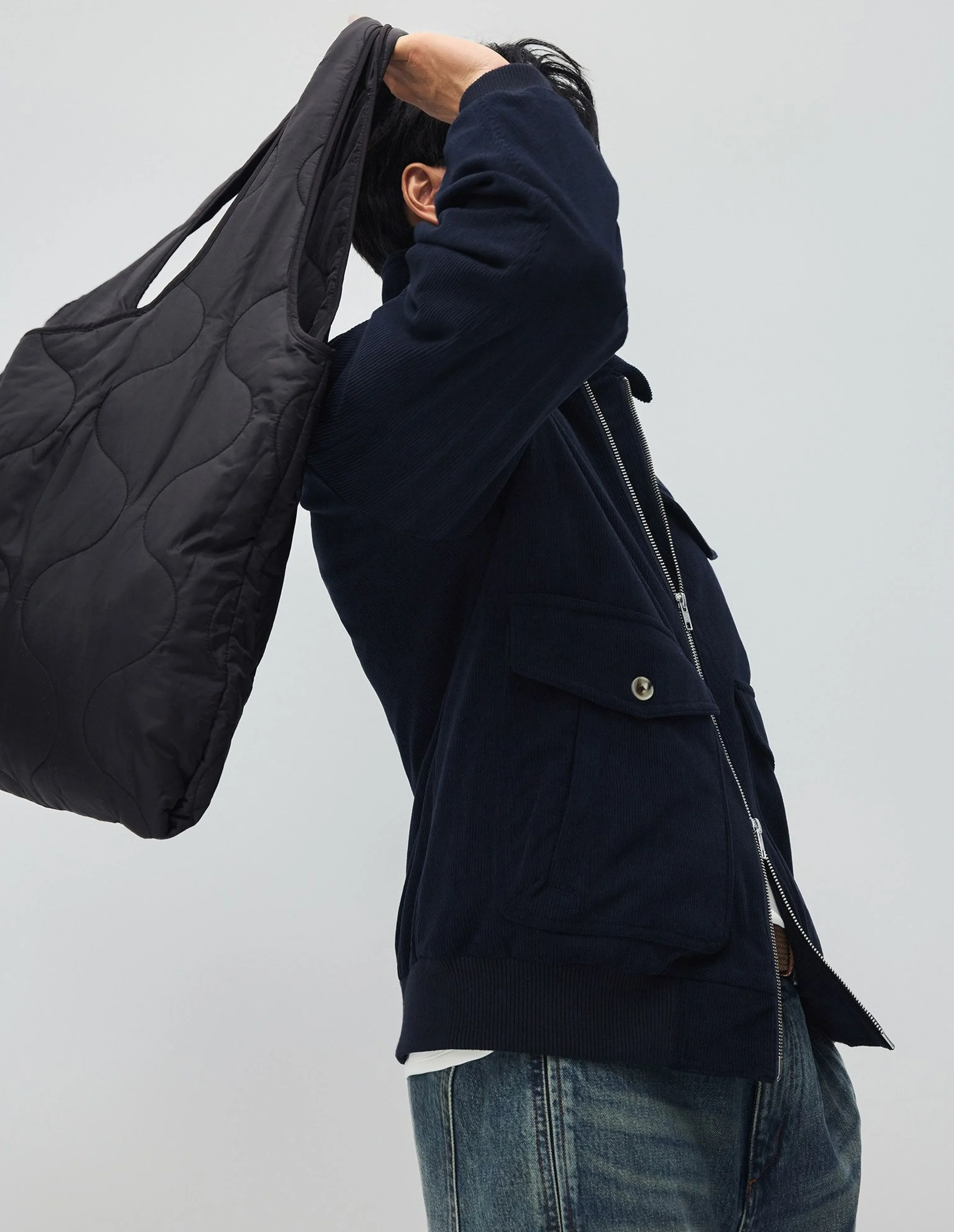 Corduroy Utility Zip Jacket - Image 7