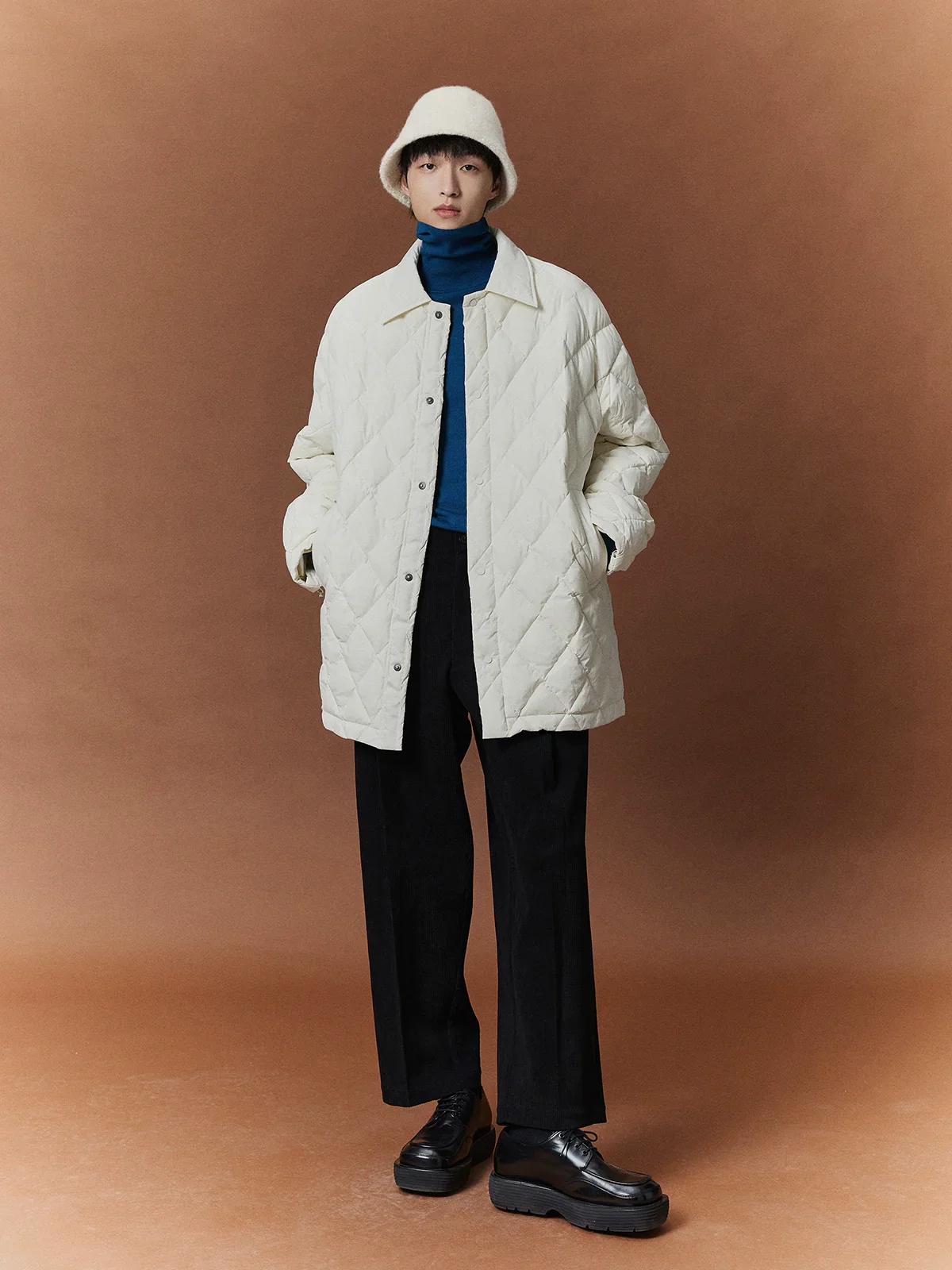 Corduroy Wide-Leg Trousers - Image 4