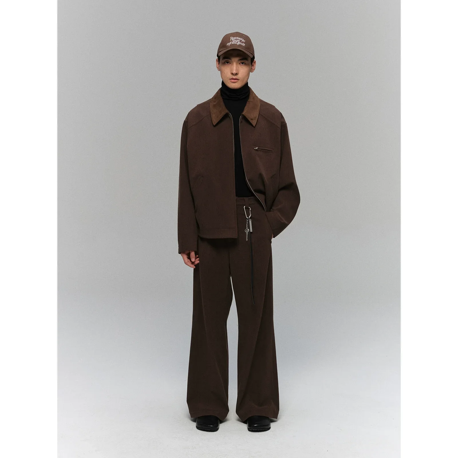 Corduroy Wide-Leg Trousers