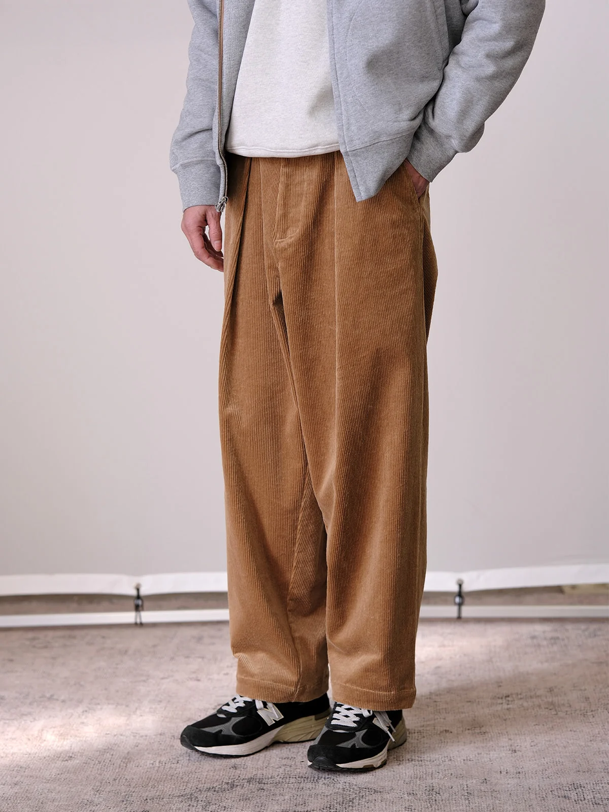 Corduroy Wide-Leg Trousers - Image 2