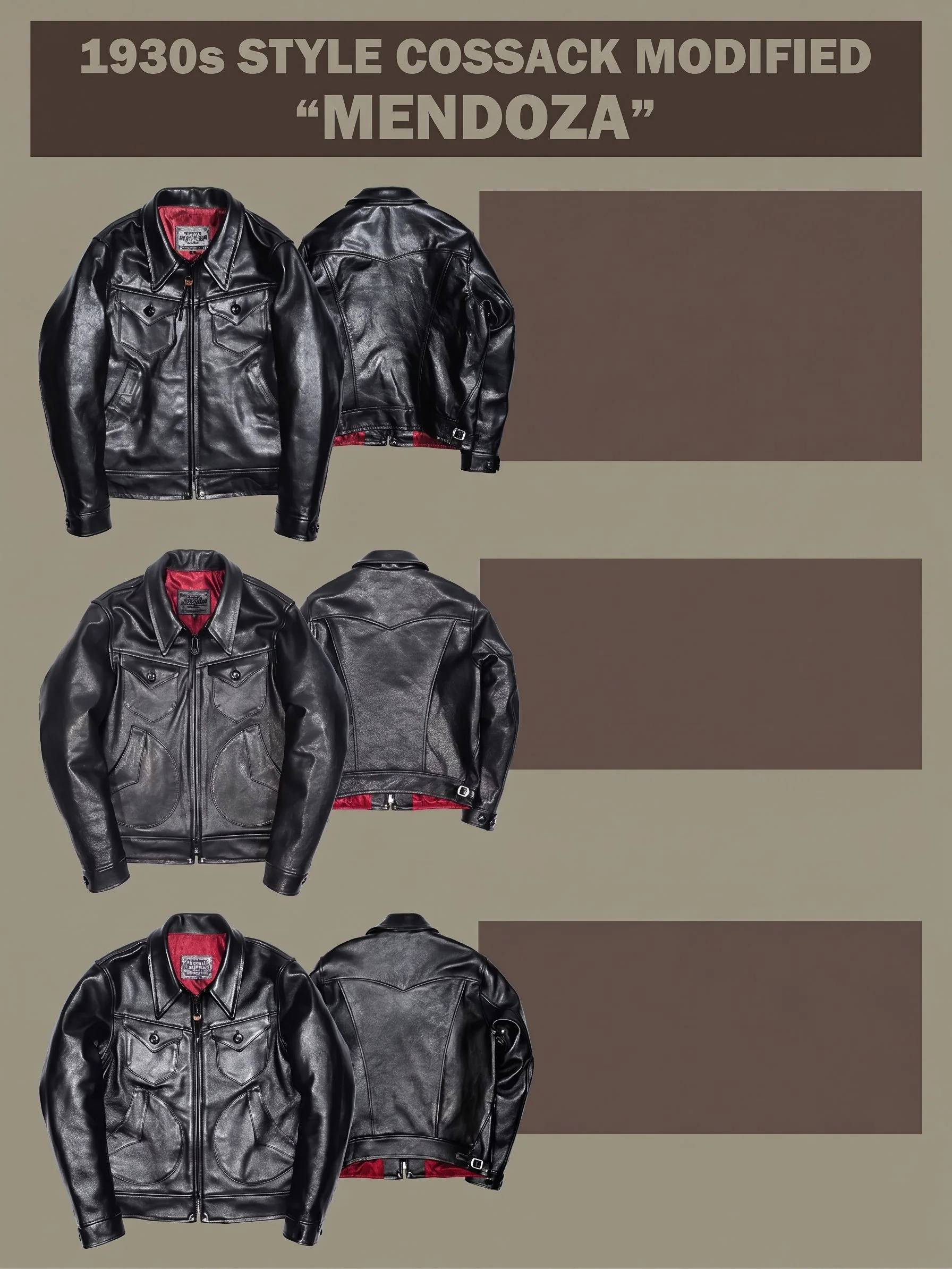 Cossack Leather Jacket - Image 3