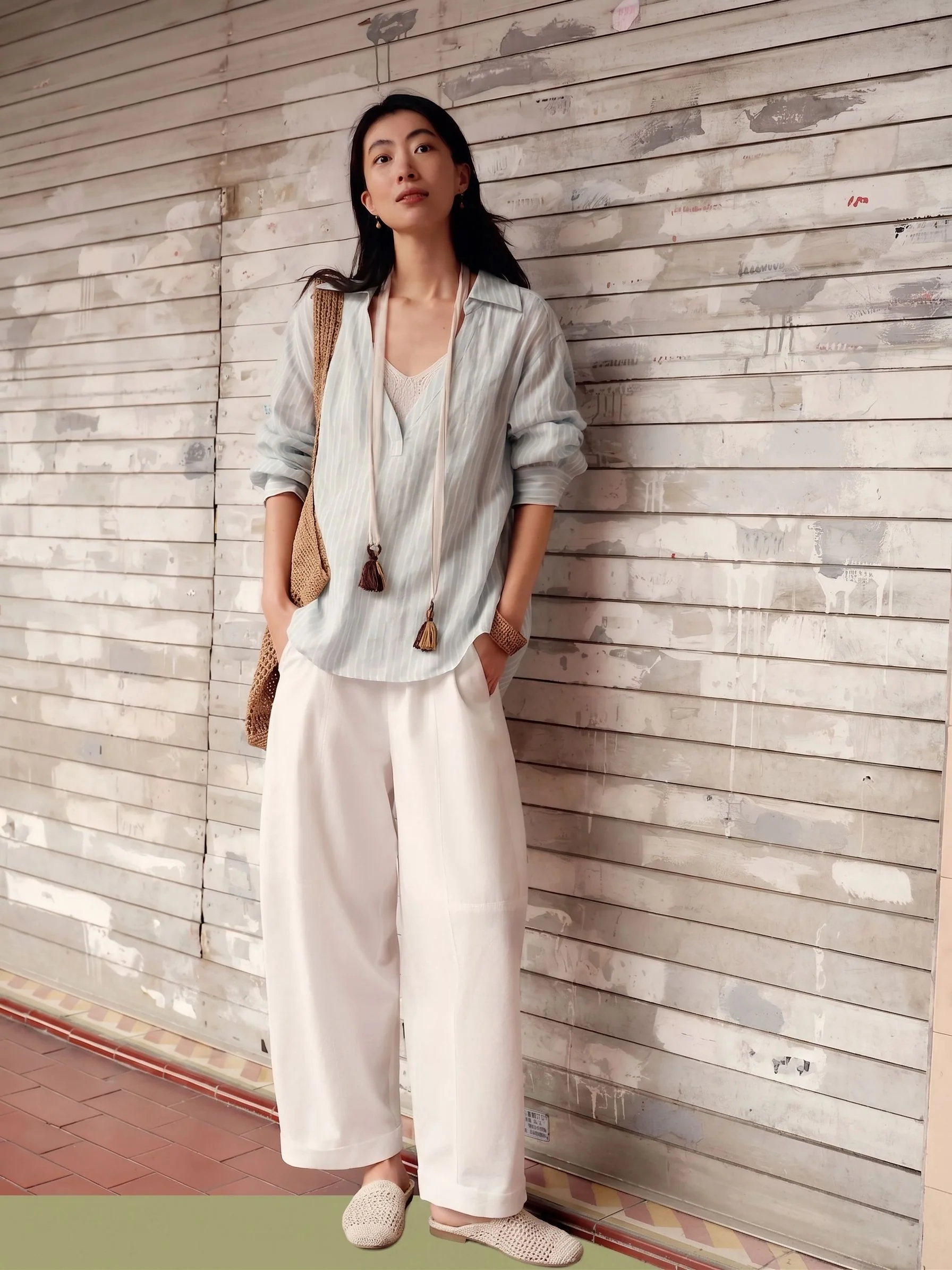 Cotton Balloon Pants