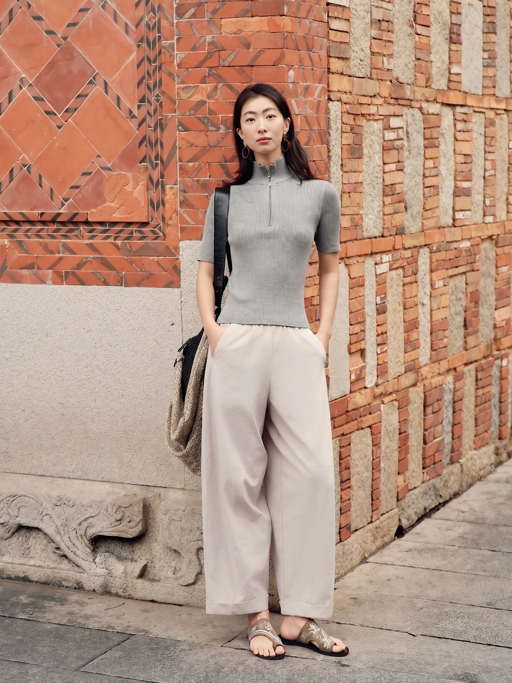 Cotton Balloon Pants - Image 4
