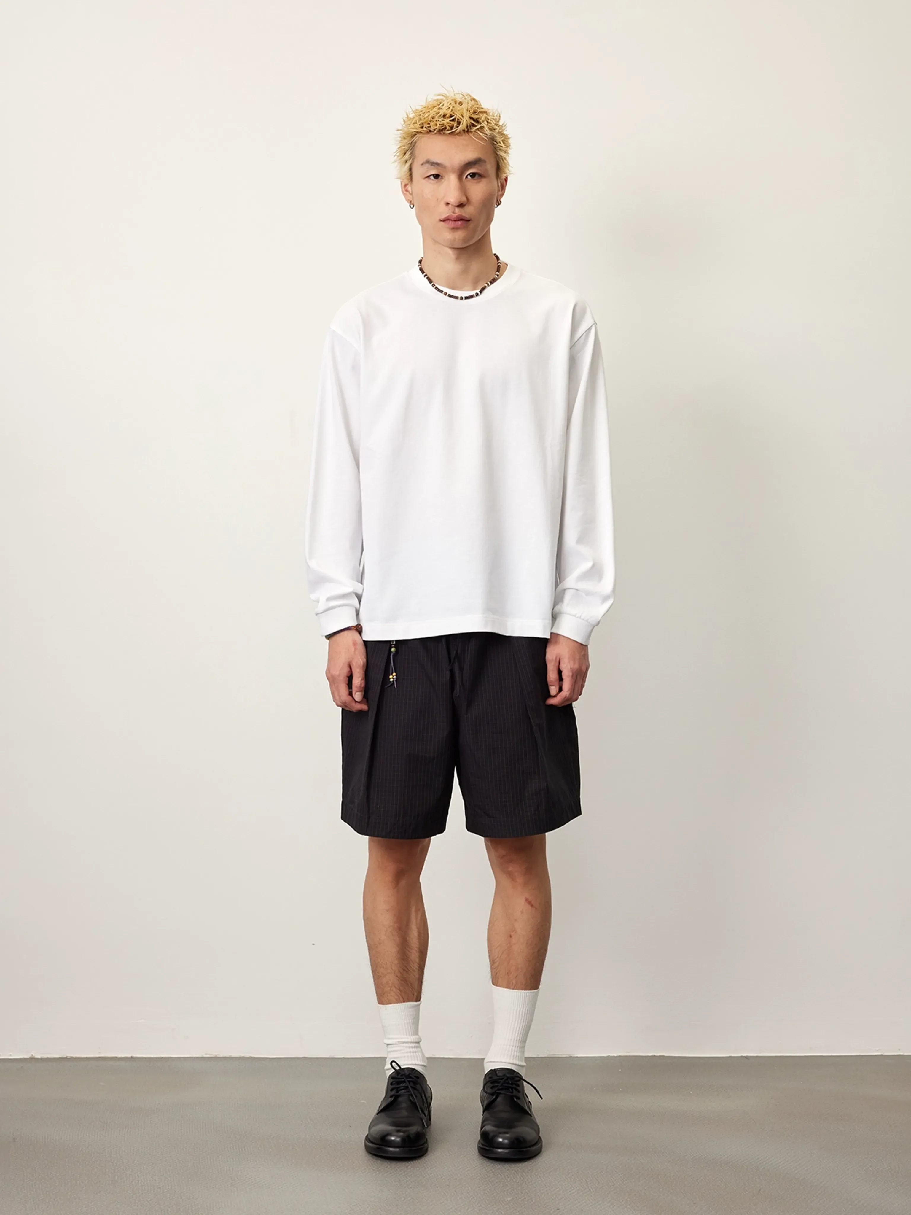 Cotton Blend Long-Sleeve Tee - Image 6