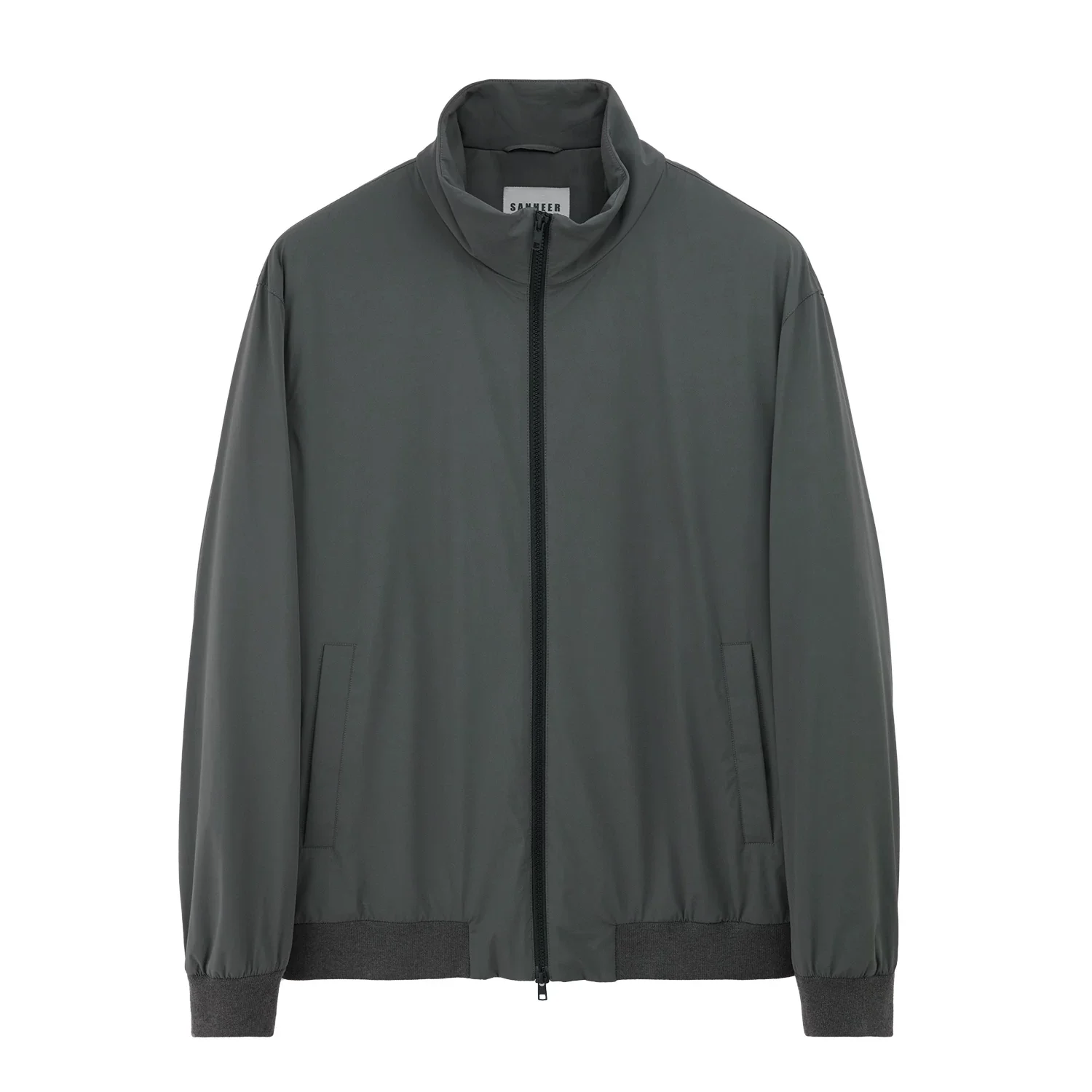 Cotton-Filled Stand-Collar Zip Jacket - Image 7