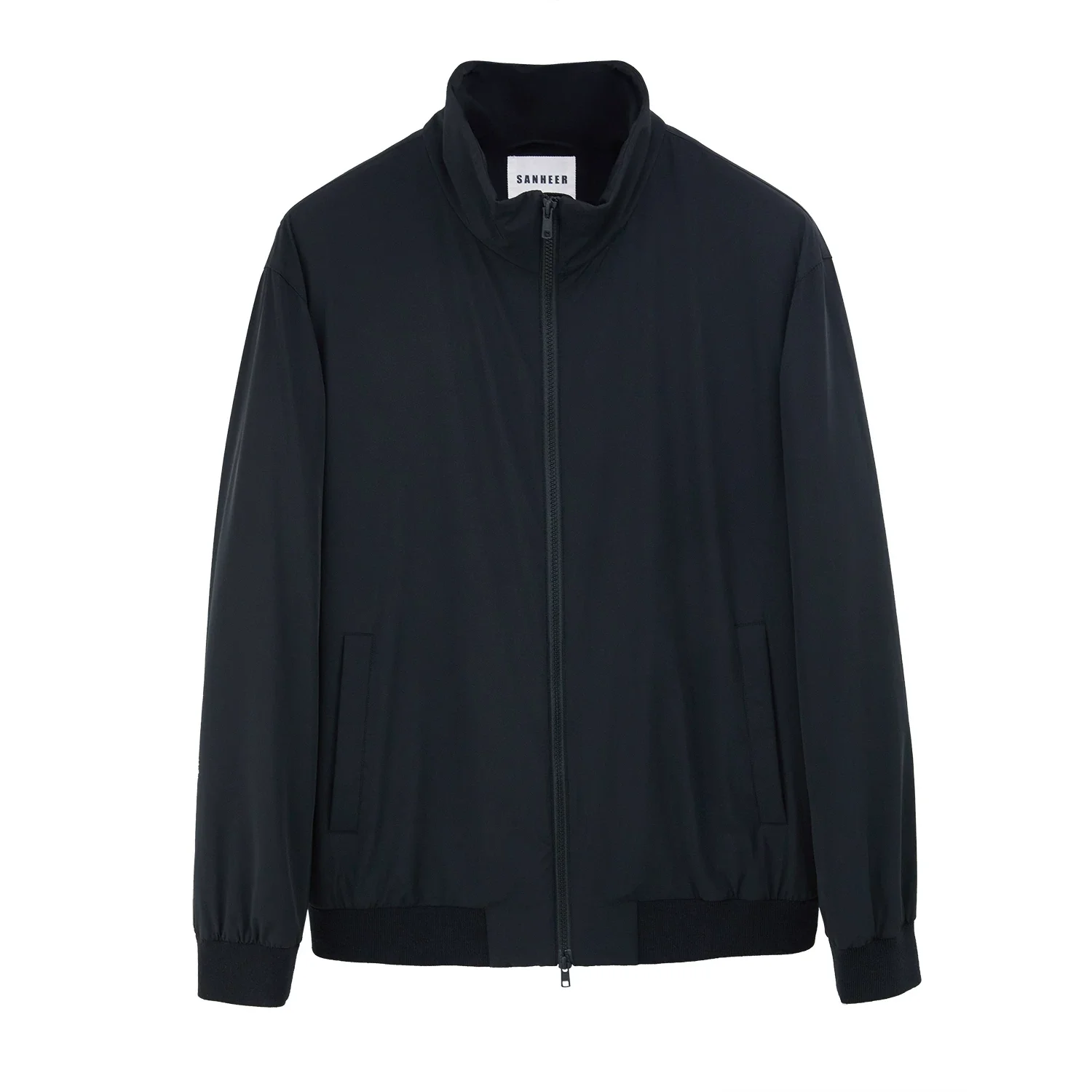 Cotton-Filled Stand-Collar Zip Jacket - Image 8