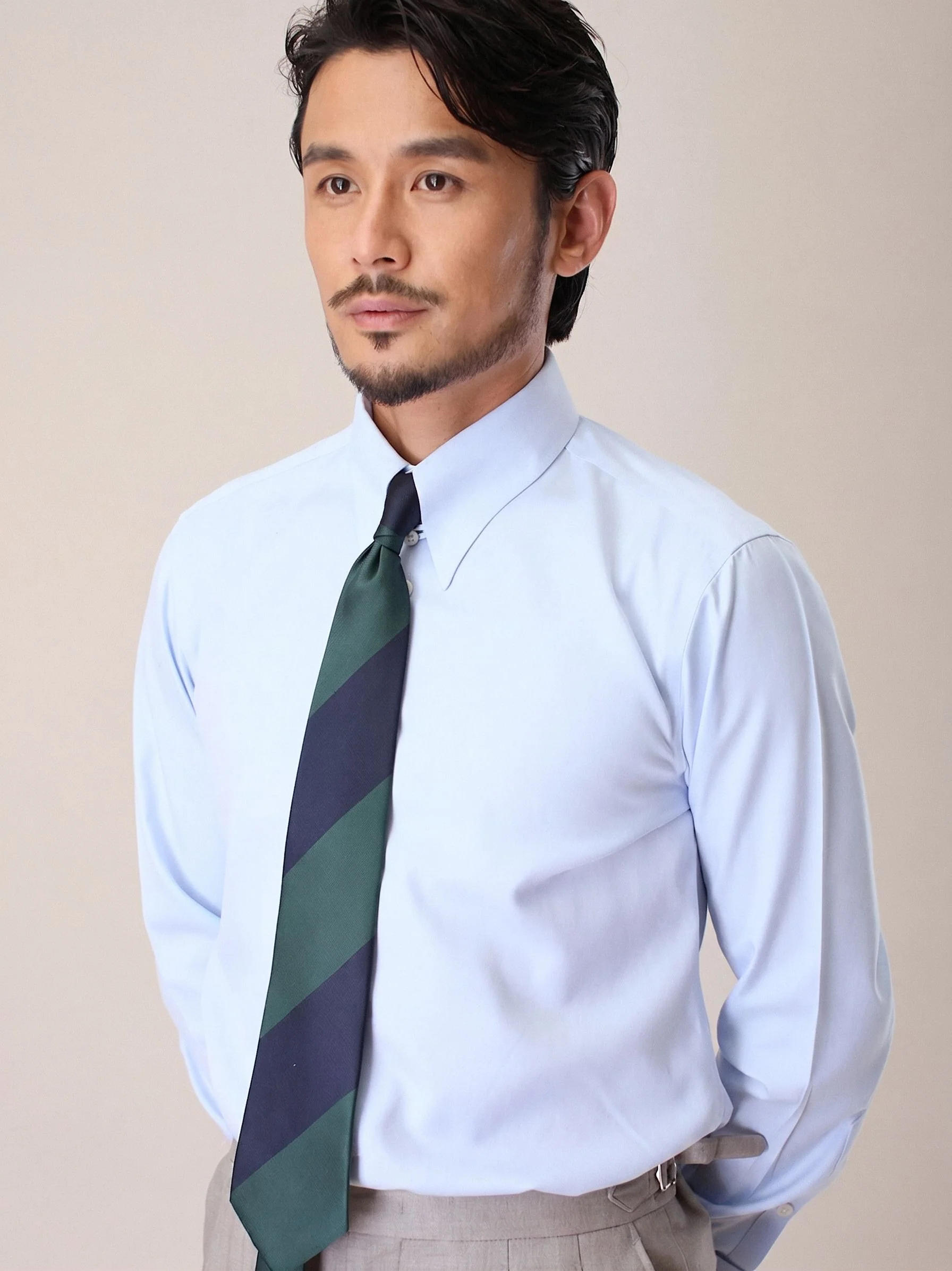 Cotton French-Cuff Shirt - Image 2