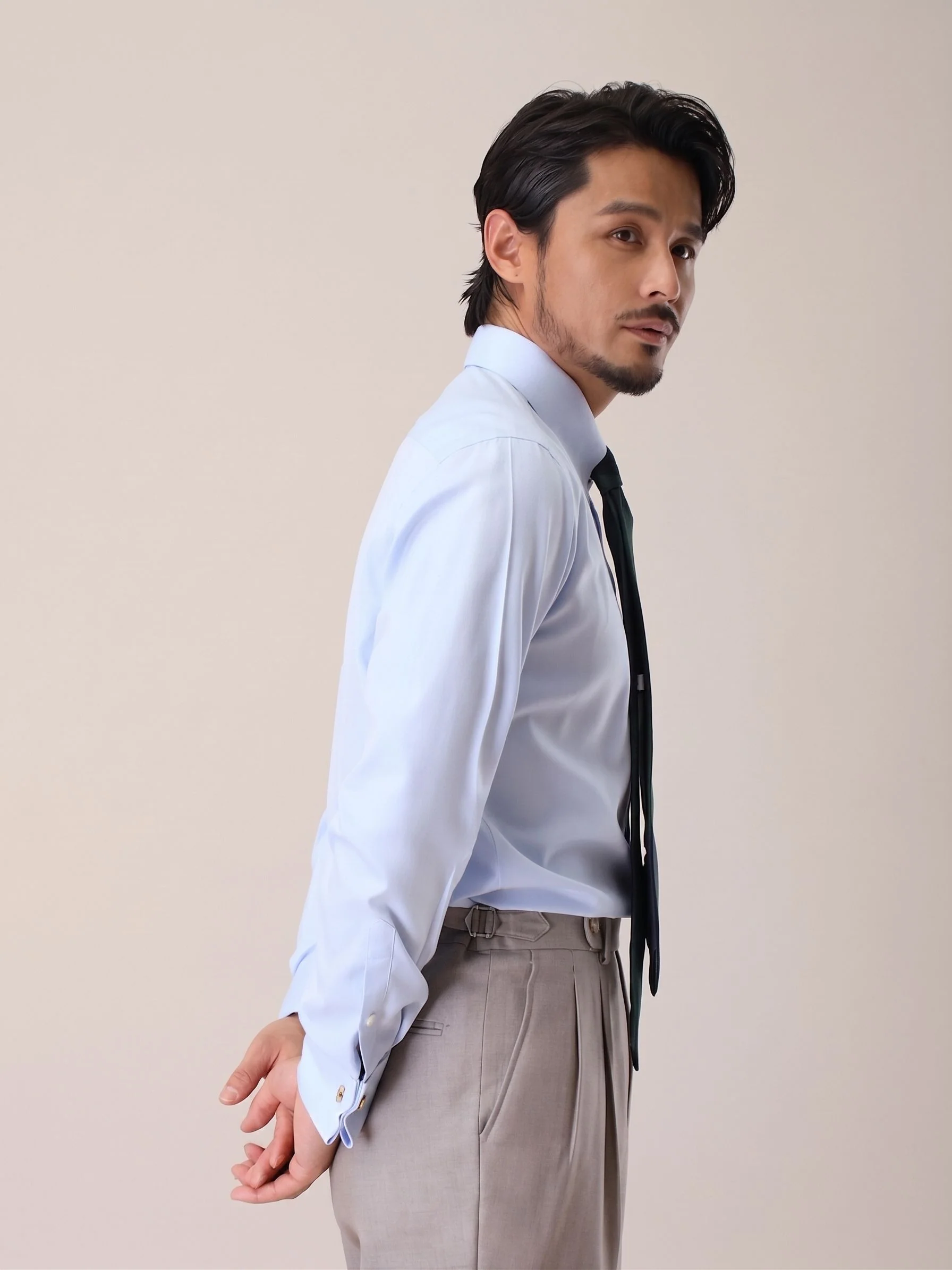 Cotton French-Cuff Shirt - Image 3