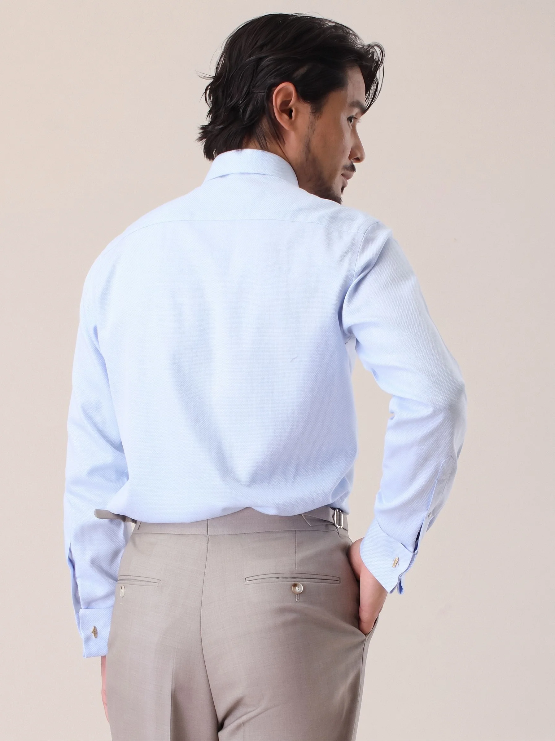 Cotton French-Cuff Shirt - Image 4