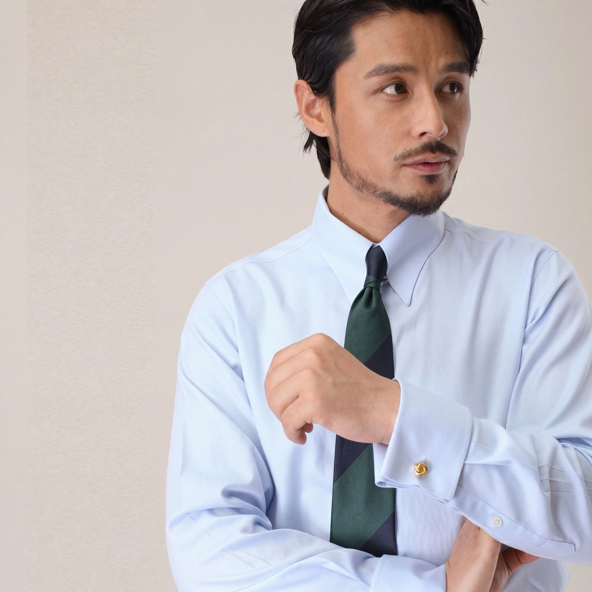 Cotton French-Cuff Shirt - Image 5