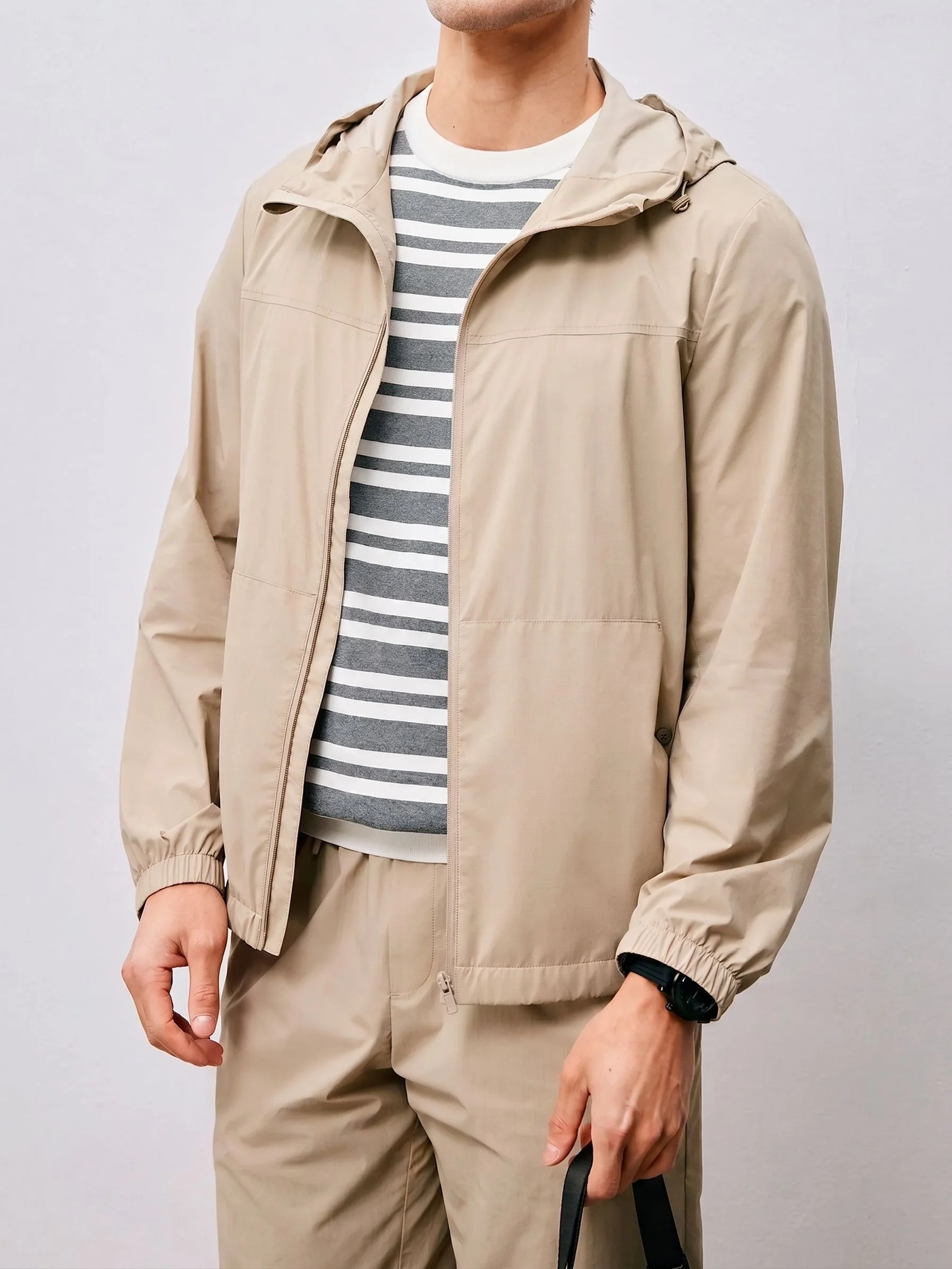 Cotton Hooded Jacket