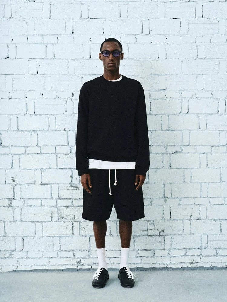 Cotton Terry Drawstring Shorts - Image 3