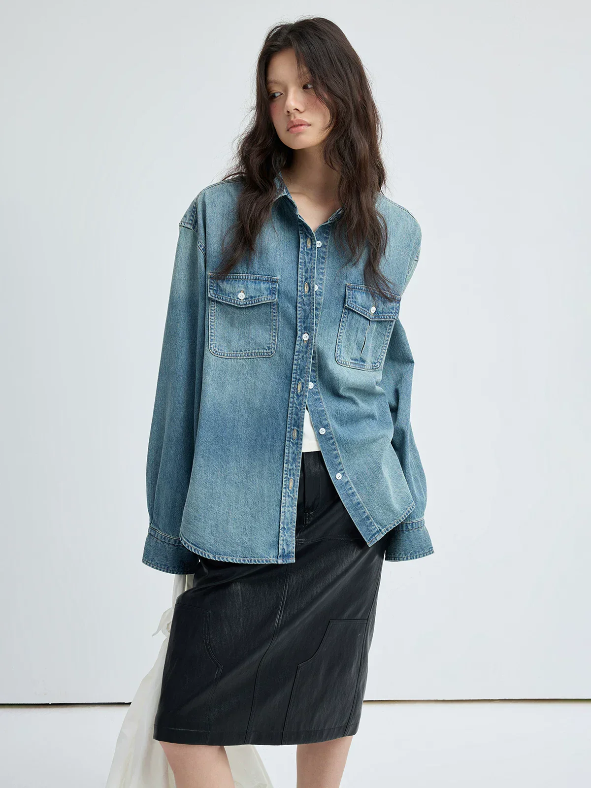 Cotton Utility Overshirt - Image 4