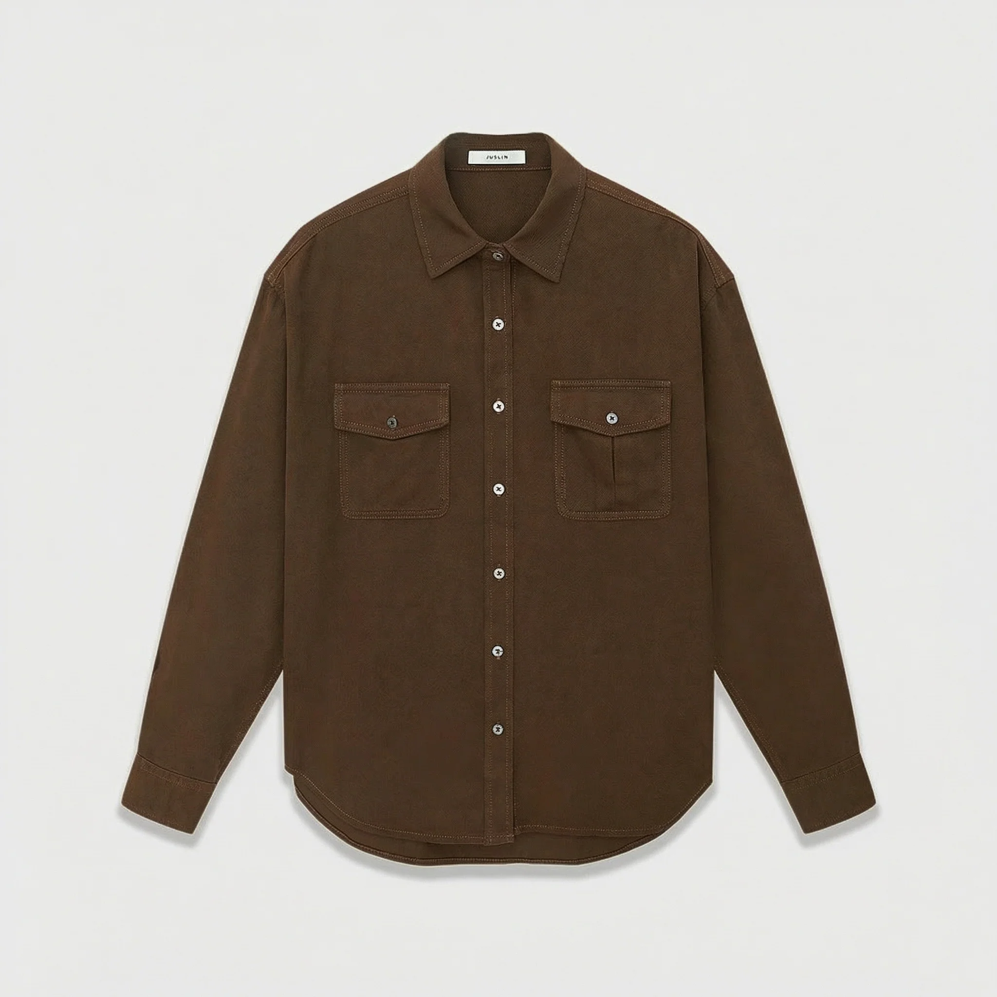 Cotton Utility Overshirt - Image 7