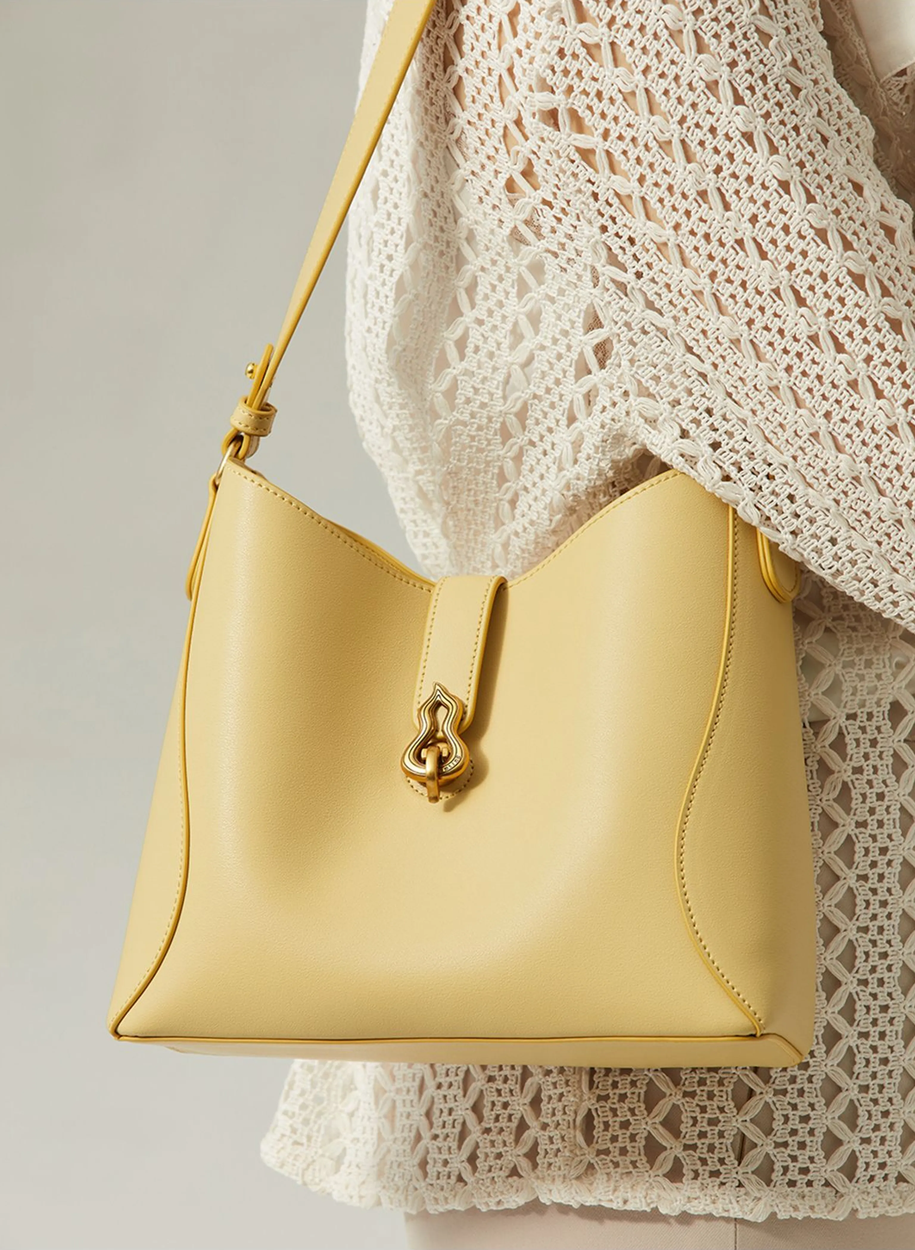 Cowhide Bucket Bag - Image 3