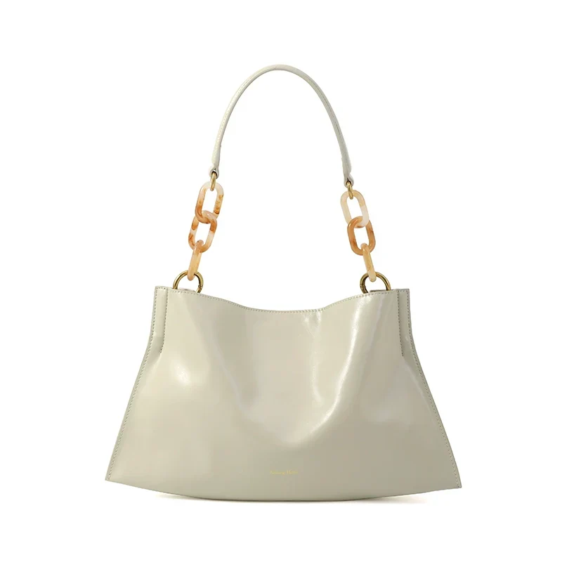 Cowhide Chain Envelope Bag - Image 2
