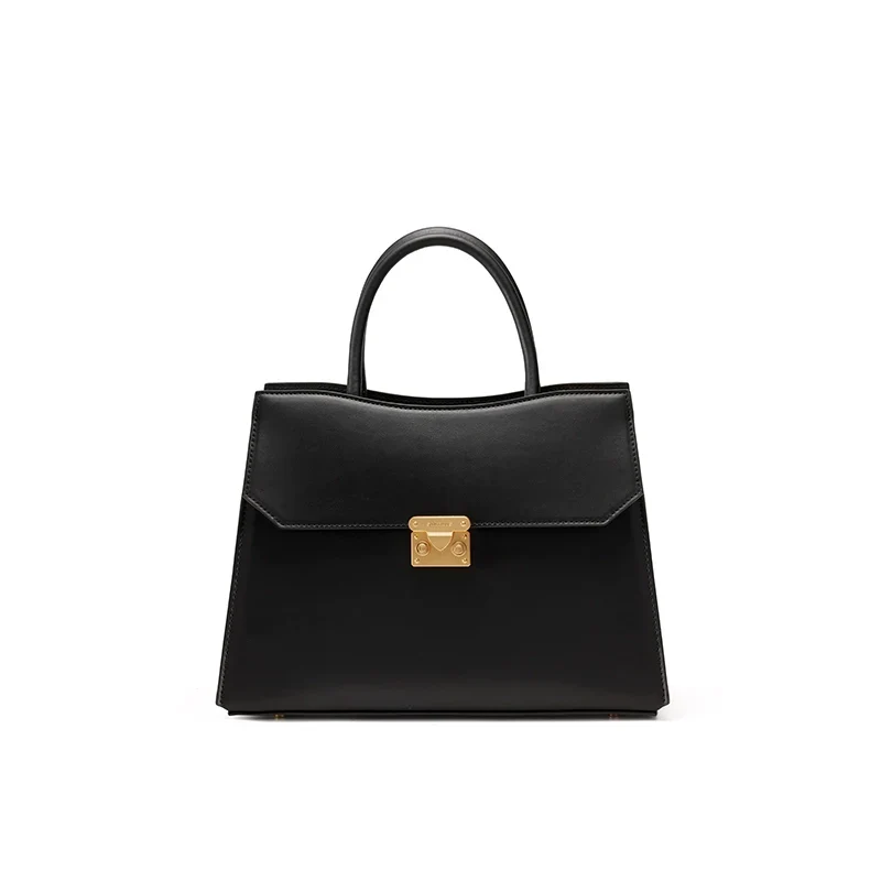 Cowhide Top-Handle Handbag - Image 2
