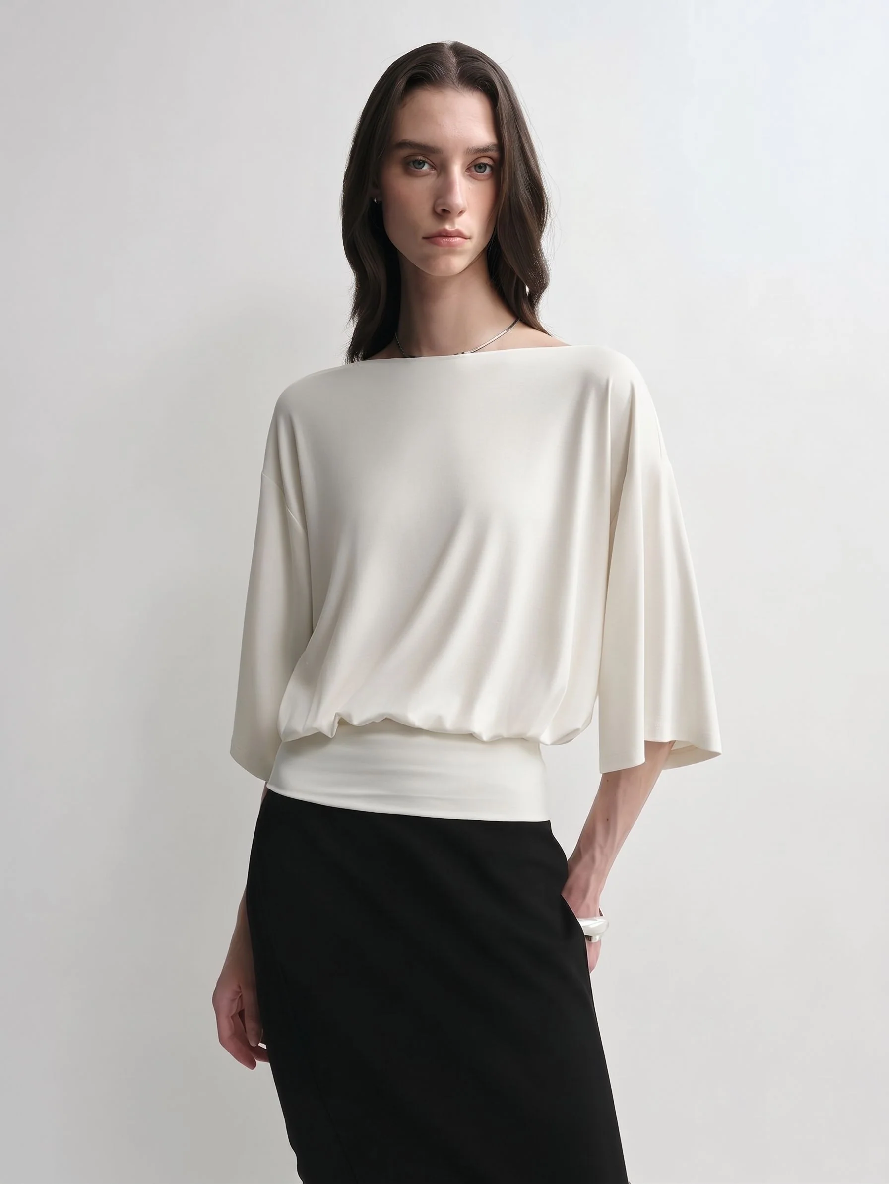 Cowl Back Blouse - Image 6
