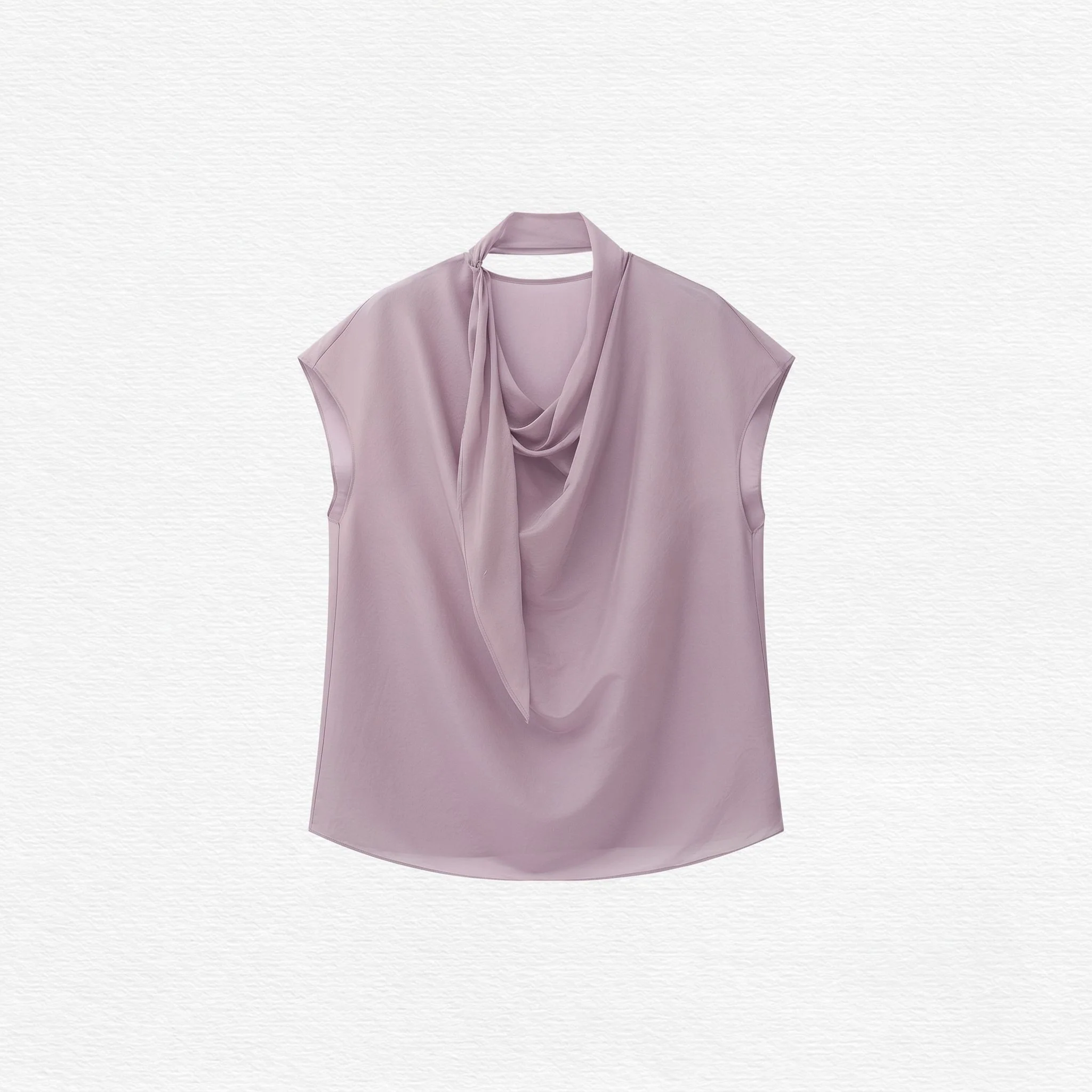 Cowl Tie Blouse - Image 7